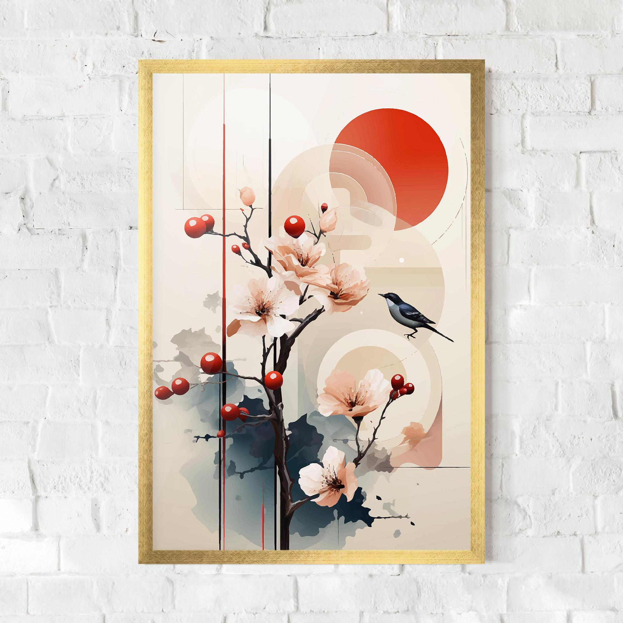 Keretezett Poszter Cream Nature mockup 0