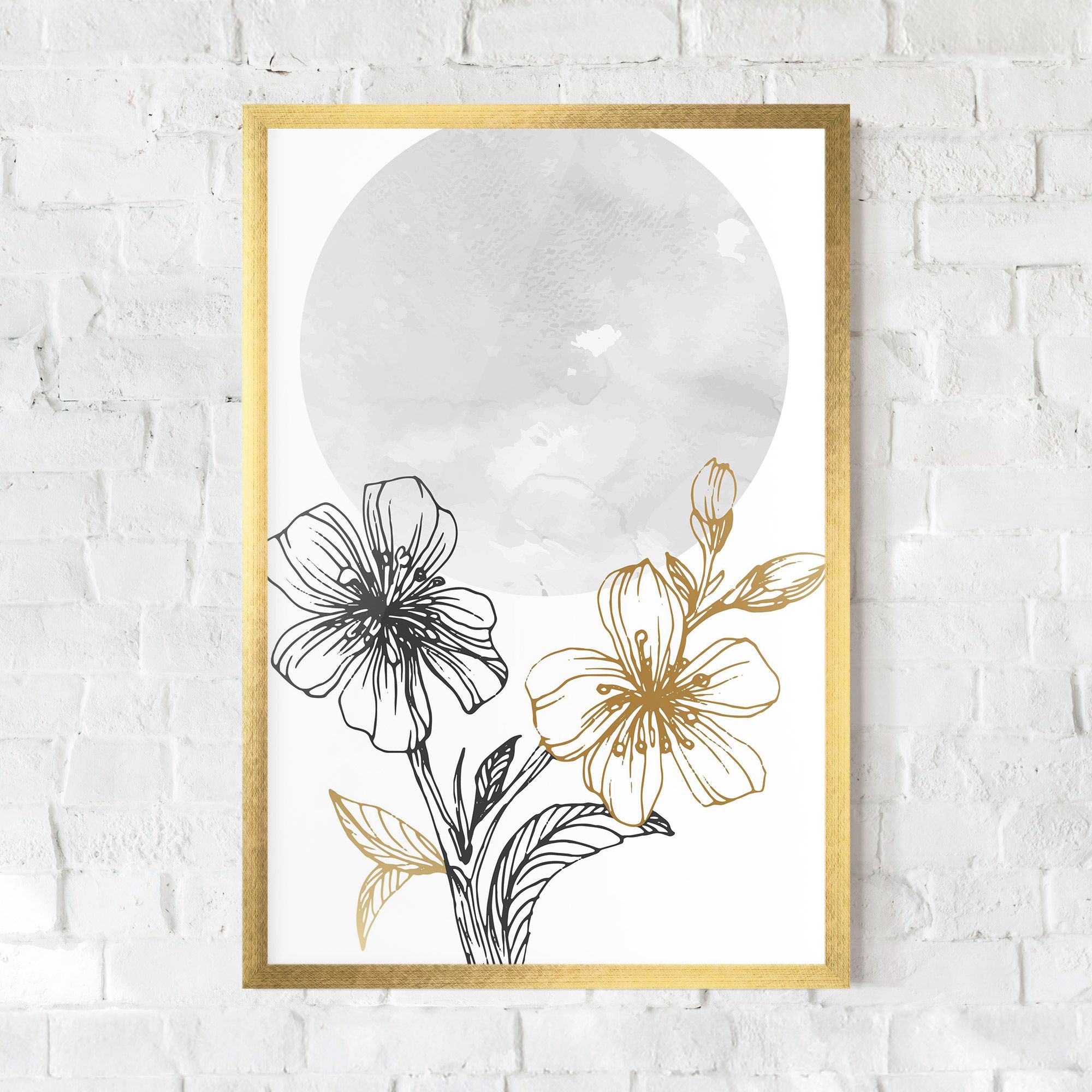 Grey Moon Flowers mockup 0