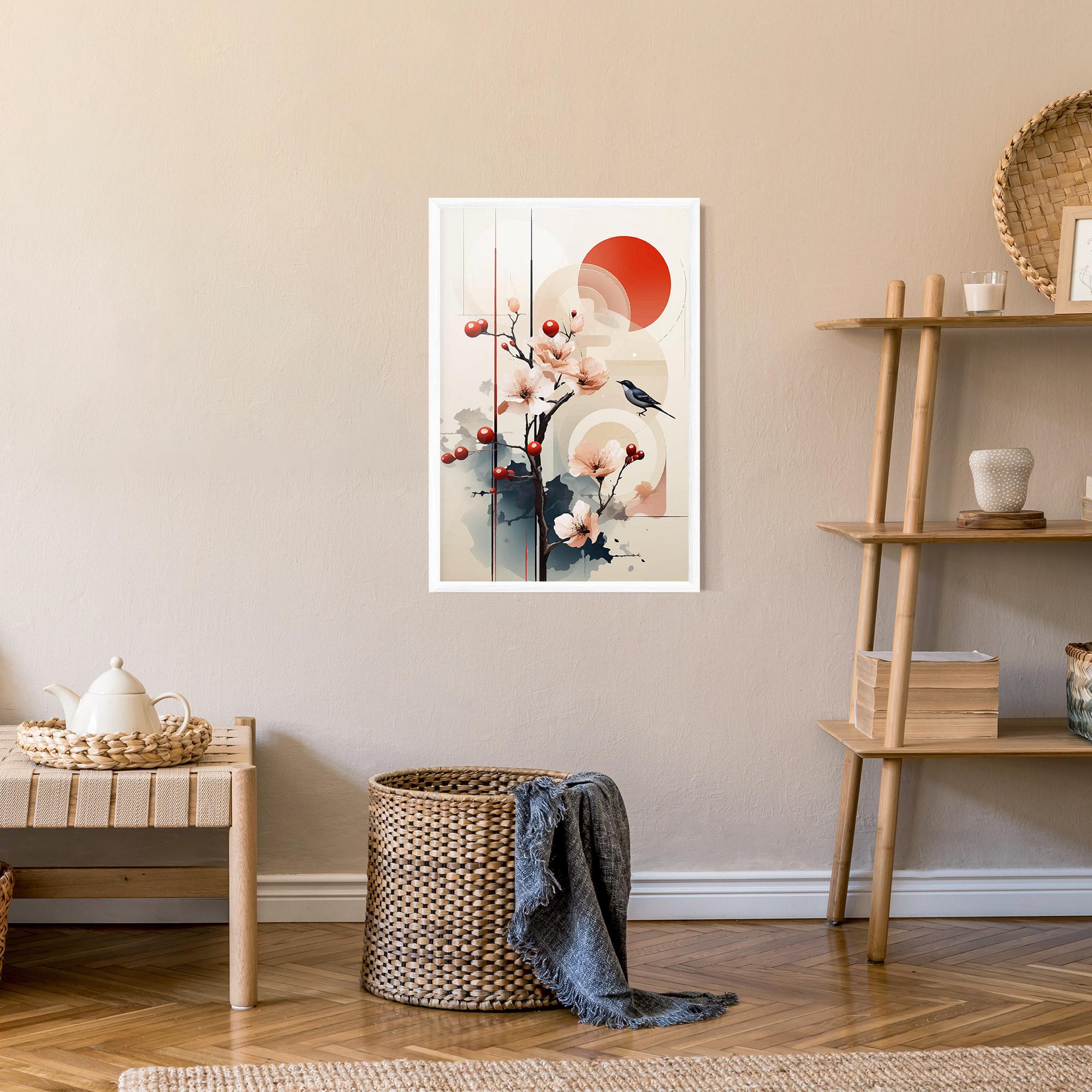 Keretezett Poszter Cream Nature mockup 9