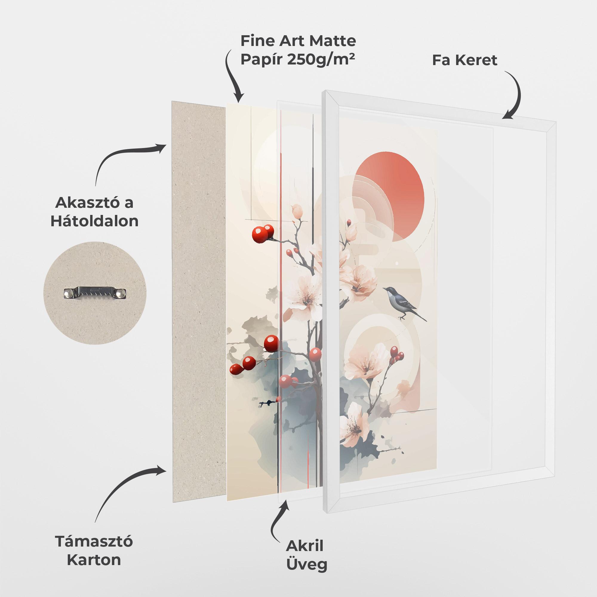 Keretezett Poszter Cream Nature mockup 1