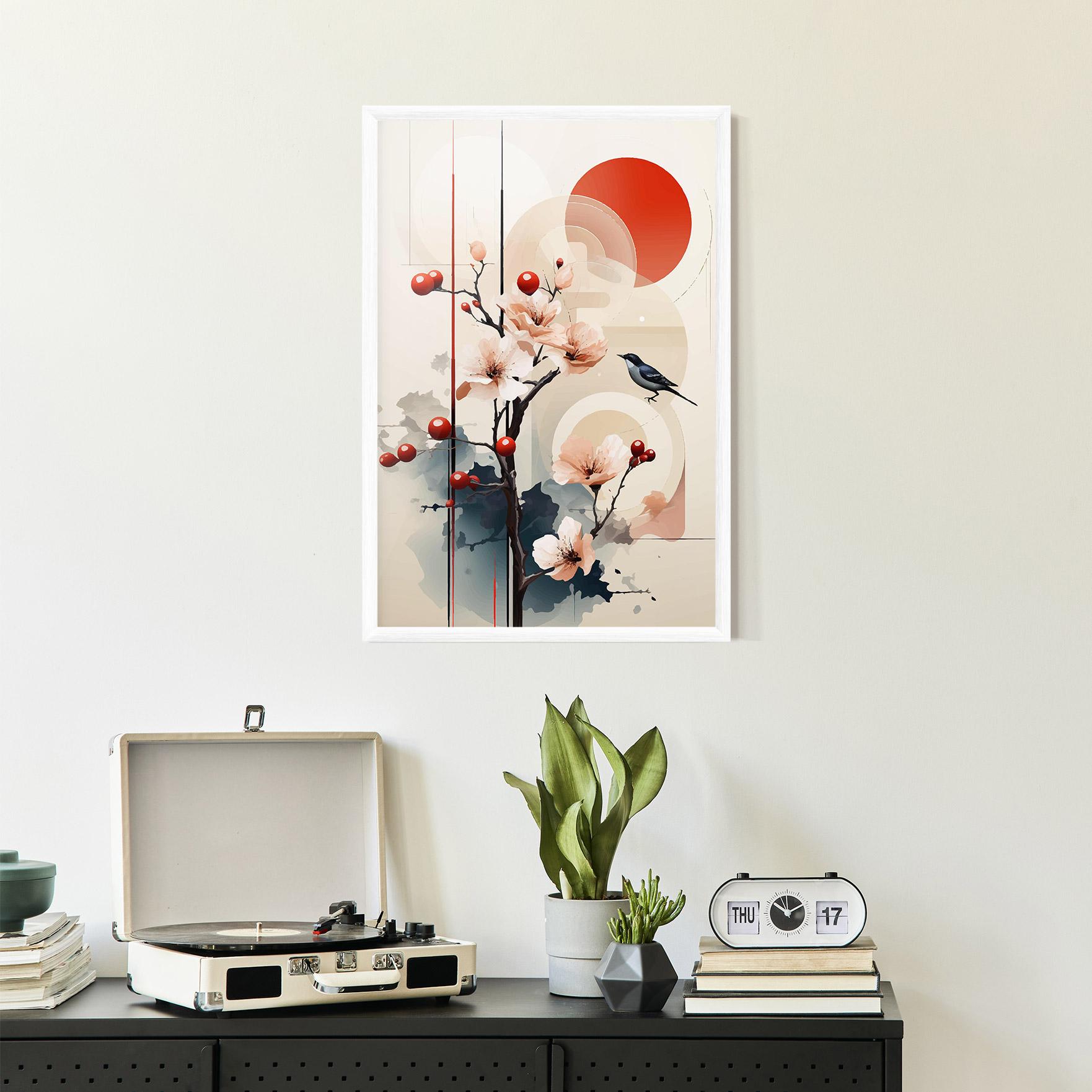 Keretezett Poszter Cream Nature mockup 2