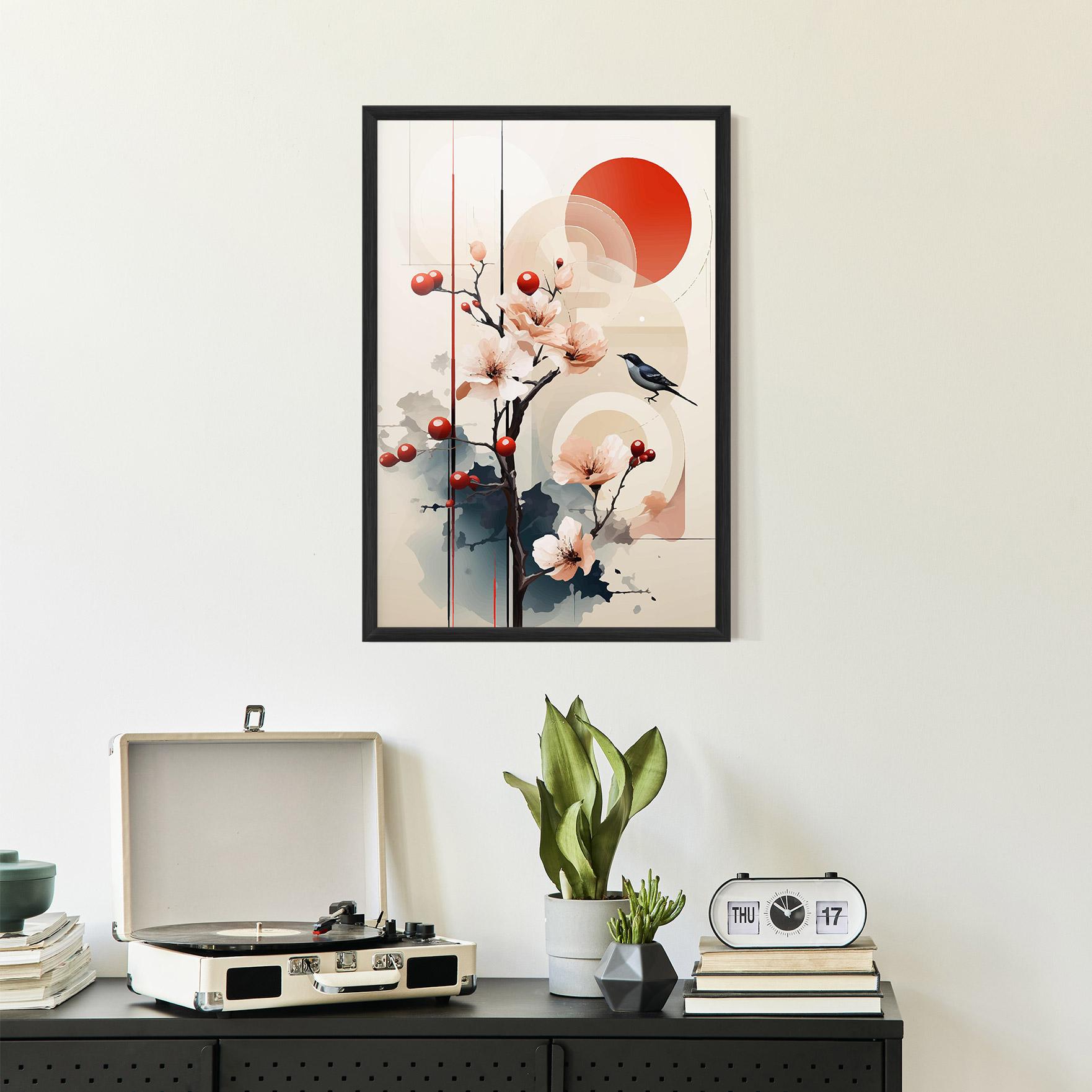 Keretezett Poszter Cream Nature mockup 2