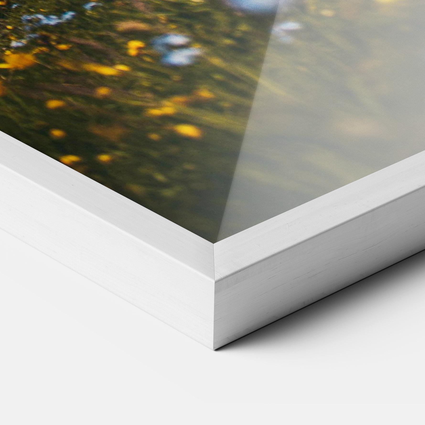 Keretezett Poszter Foggy Mountain View mockup 3