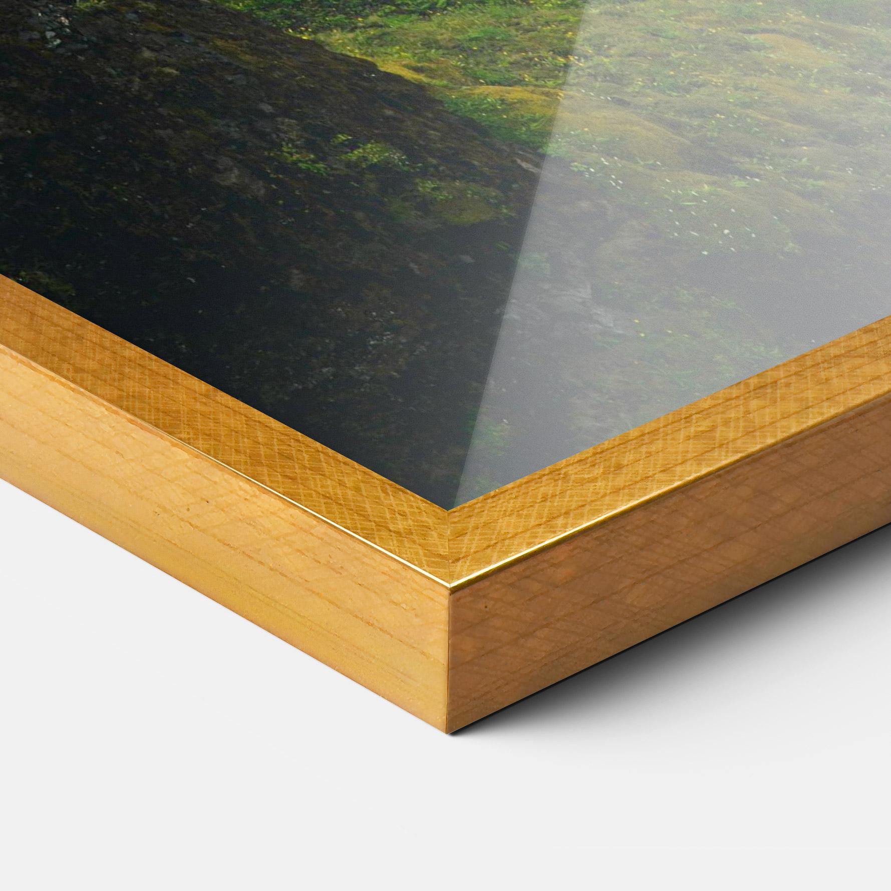 Keretezett Poszter Green Beautiful View mockup 3