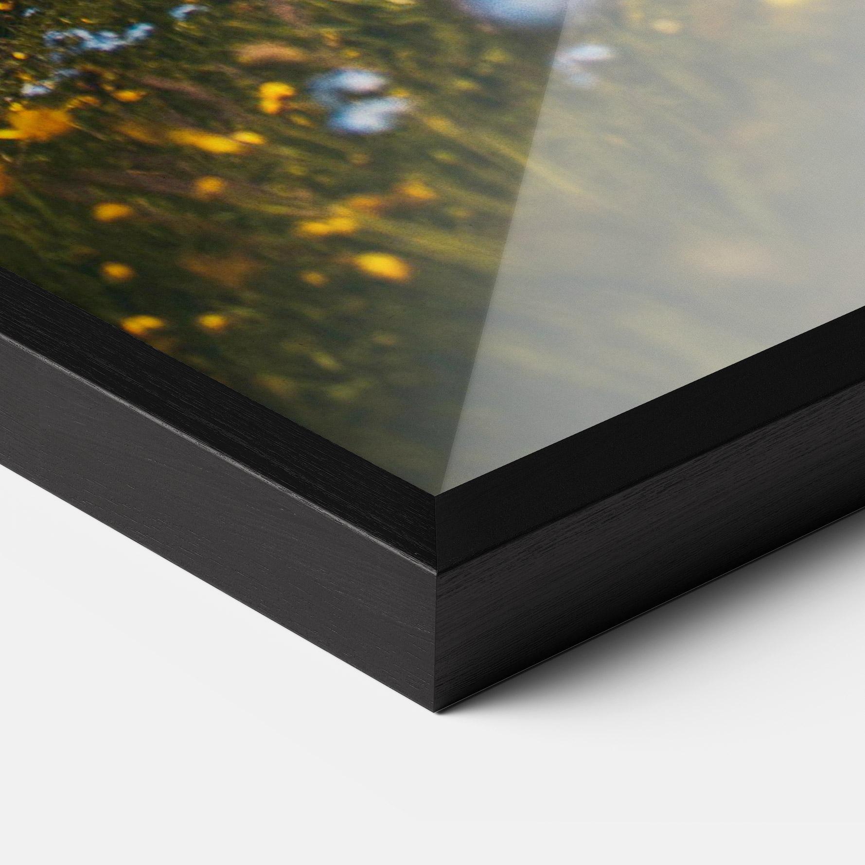 Keretezett Poszter Foggy Mountain View mockup 3