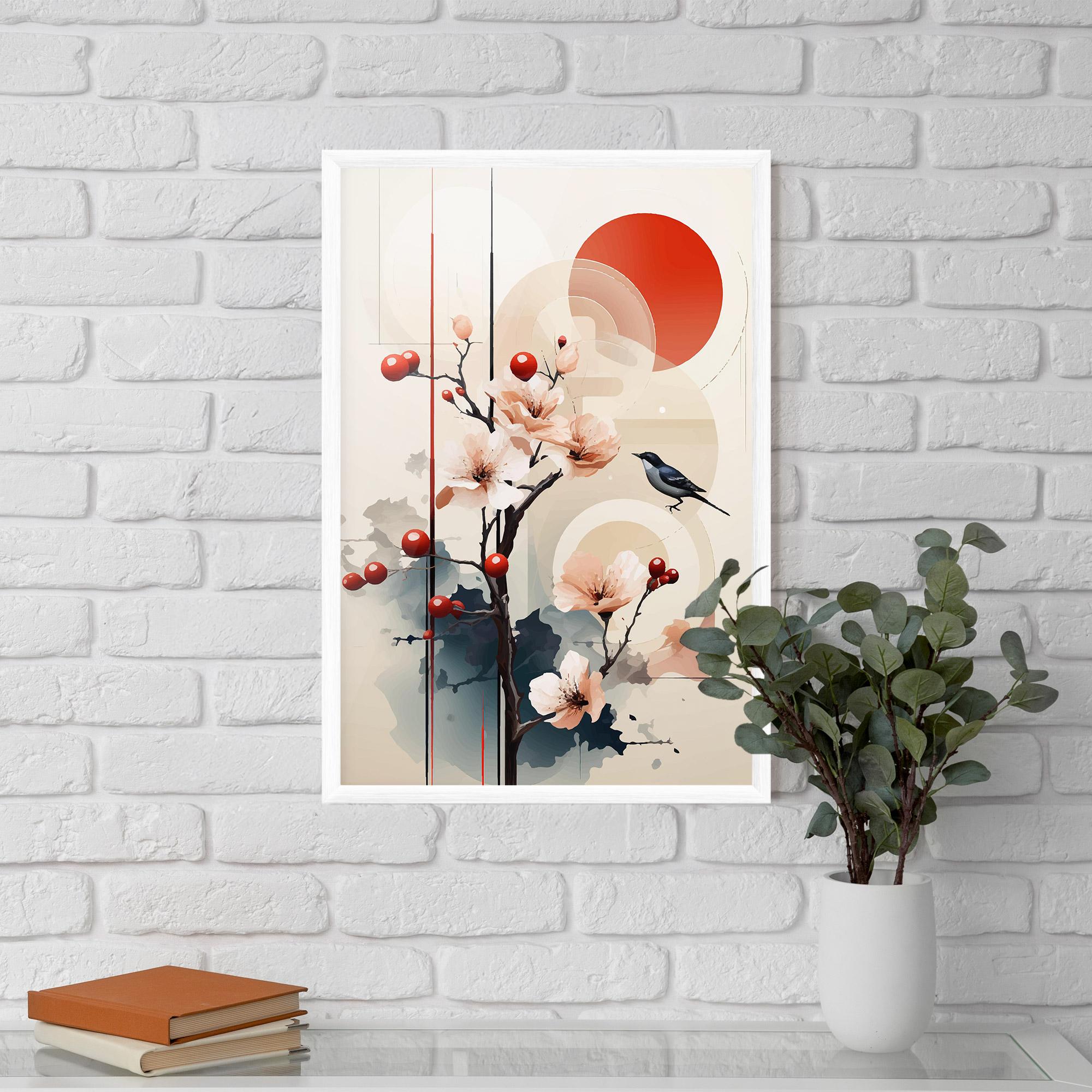 Keretezett Poszter Cream Nature mockup 5