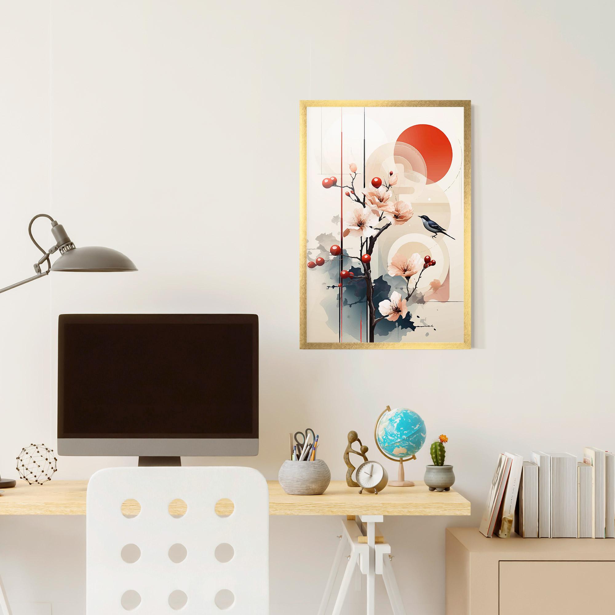 Keretezett Poszter Cream Nature mockup 6