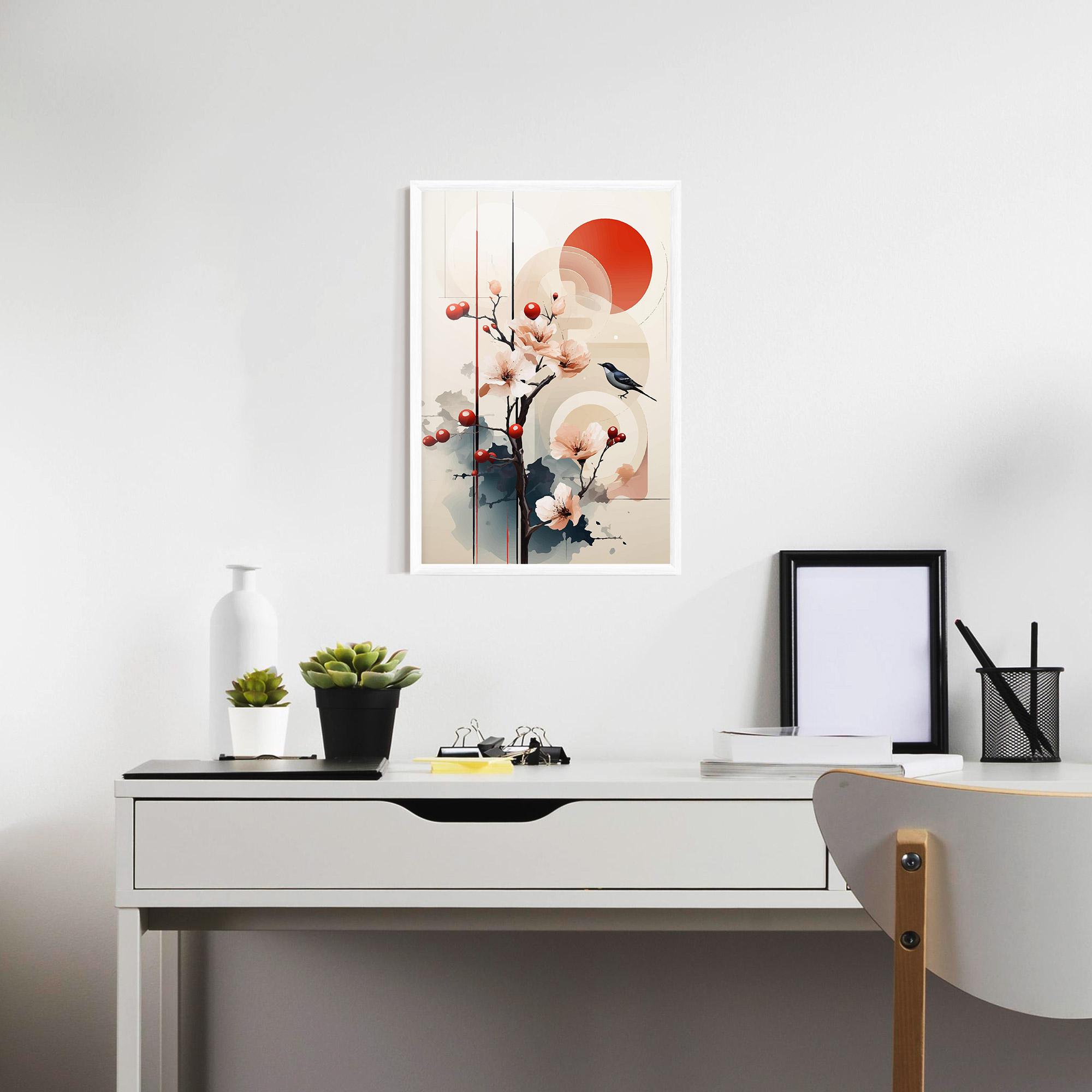 Keretezett Poszter Cream Nature mockup 7