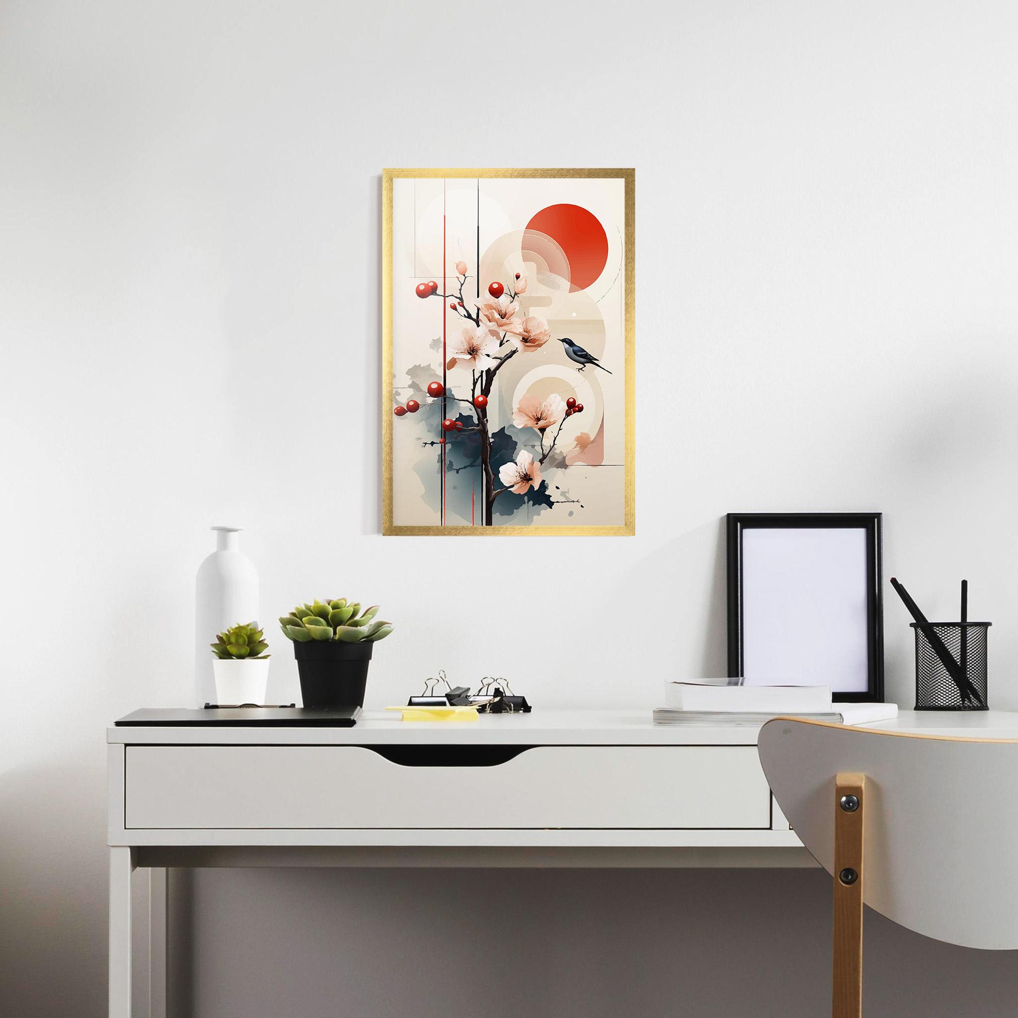 Keretezett Poszter Cream Nature mockup 7