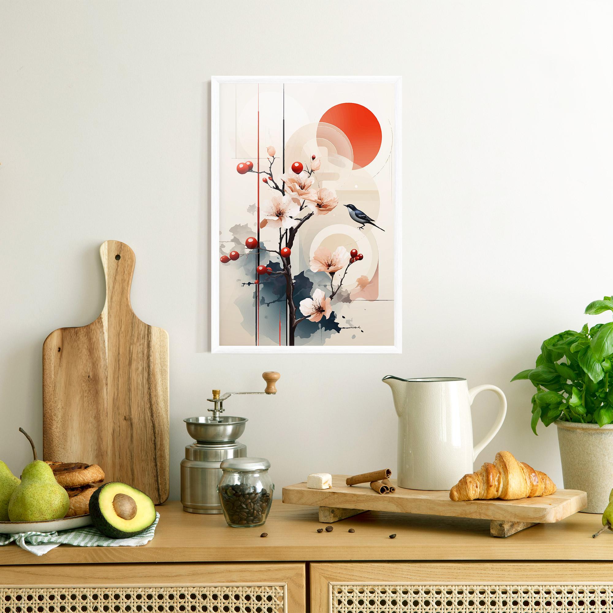 Keretezett Poszter Cream Nature mockup 8