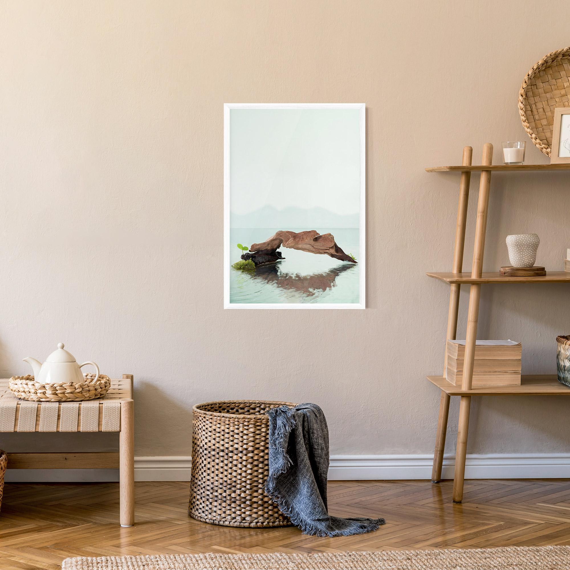 Keretezett Poszter Water Rock View mockup 9