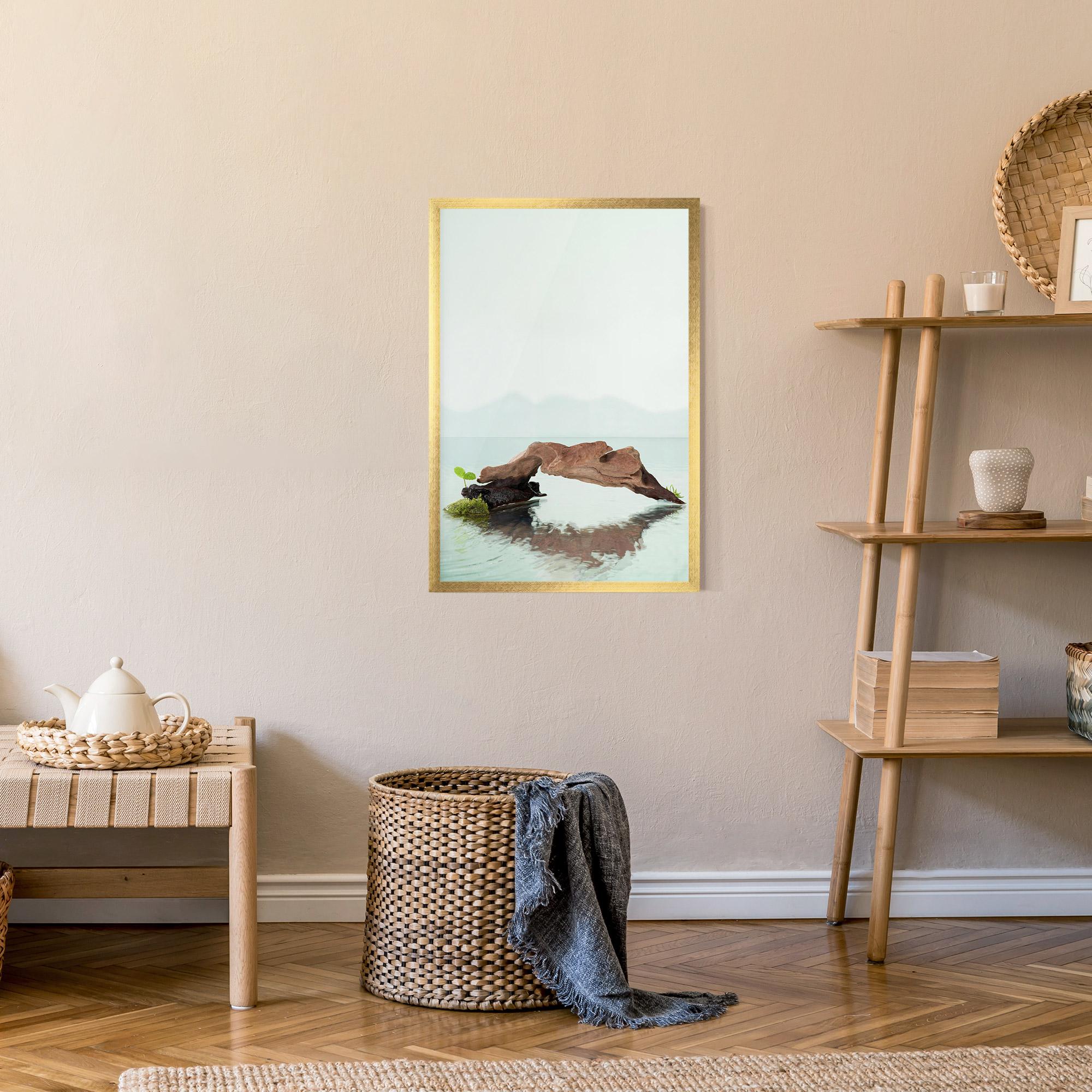 Keretezett Poszter Water Rock View mockup 9