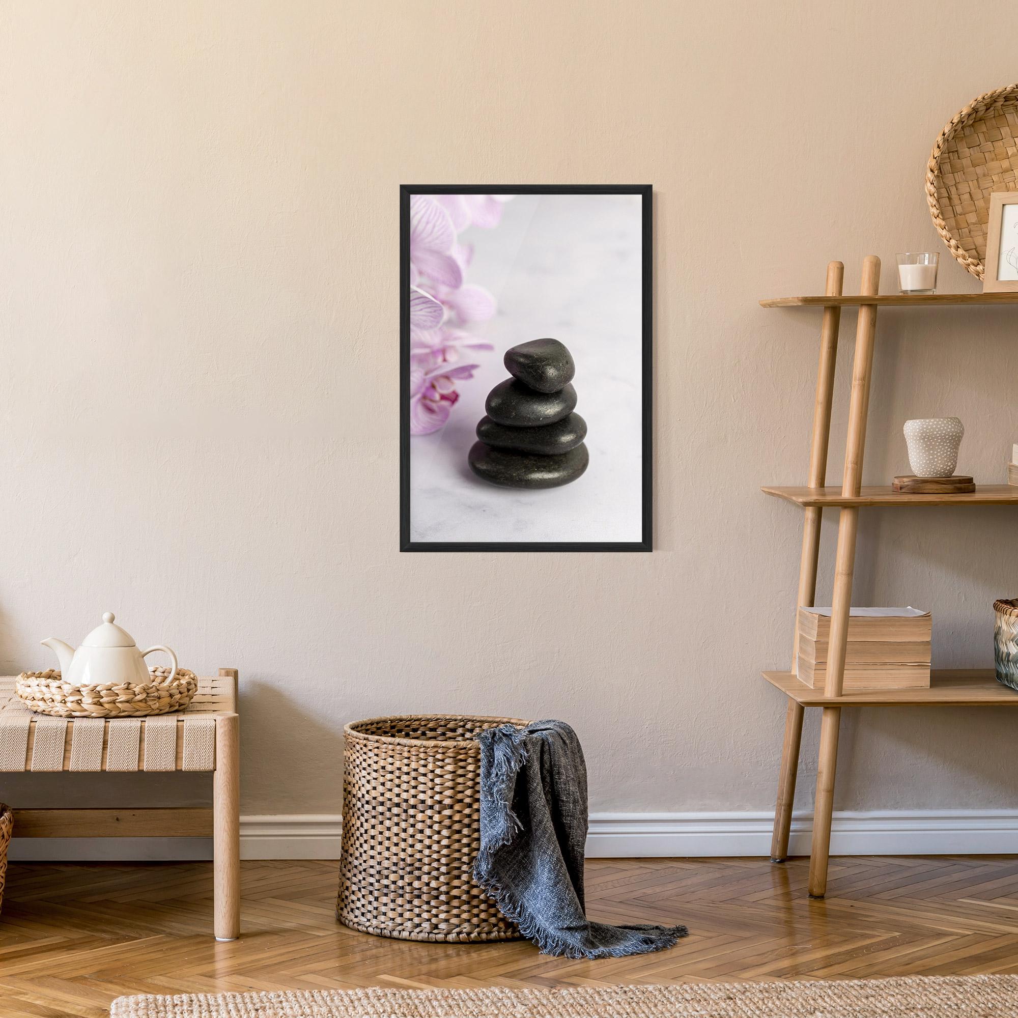 Keretezett Poszter Small Stones mockup 9