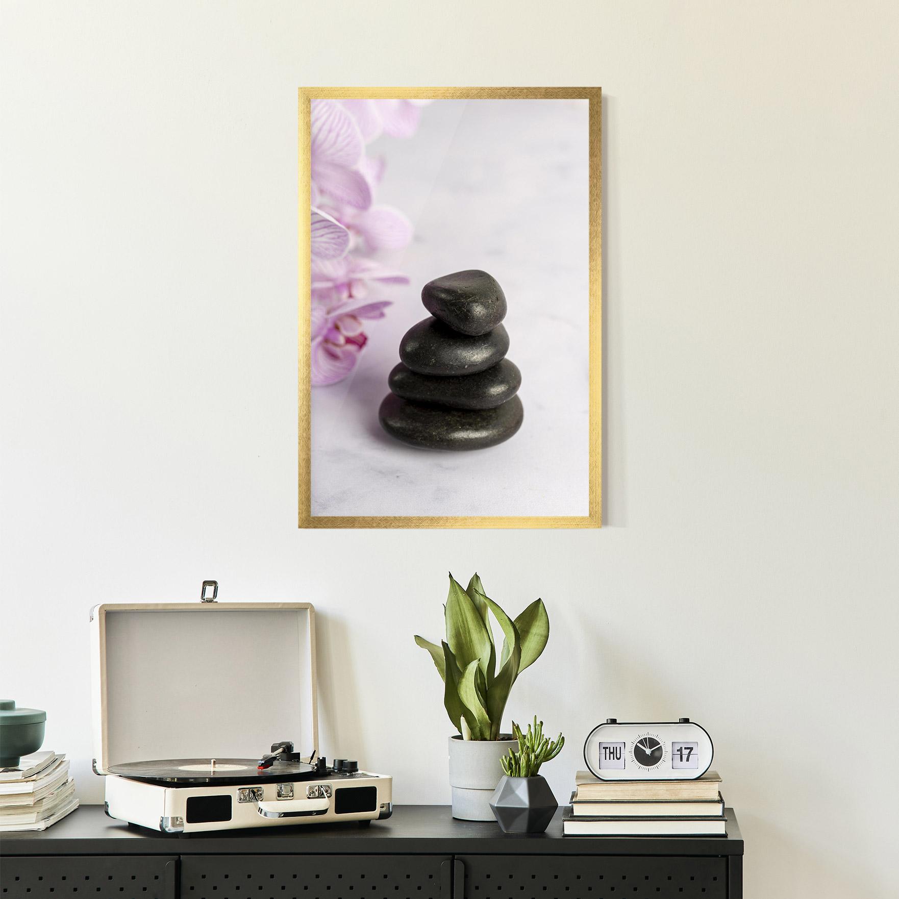 Keretezett Poszter Small Stones mockup 2