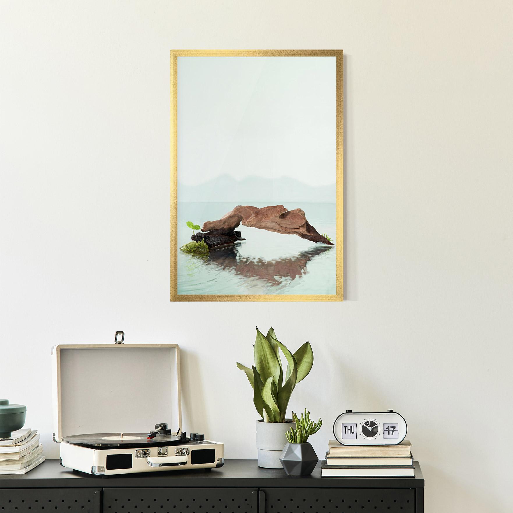 Keretezett Poszter Water Rock View mockup 2