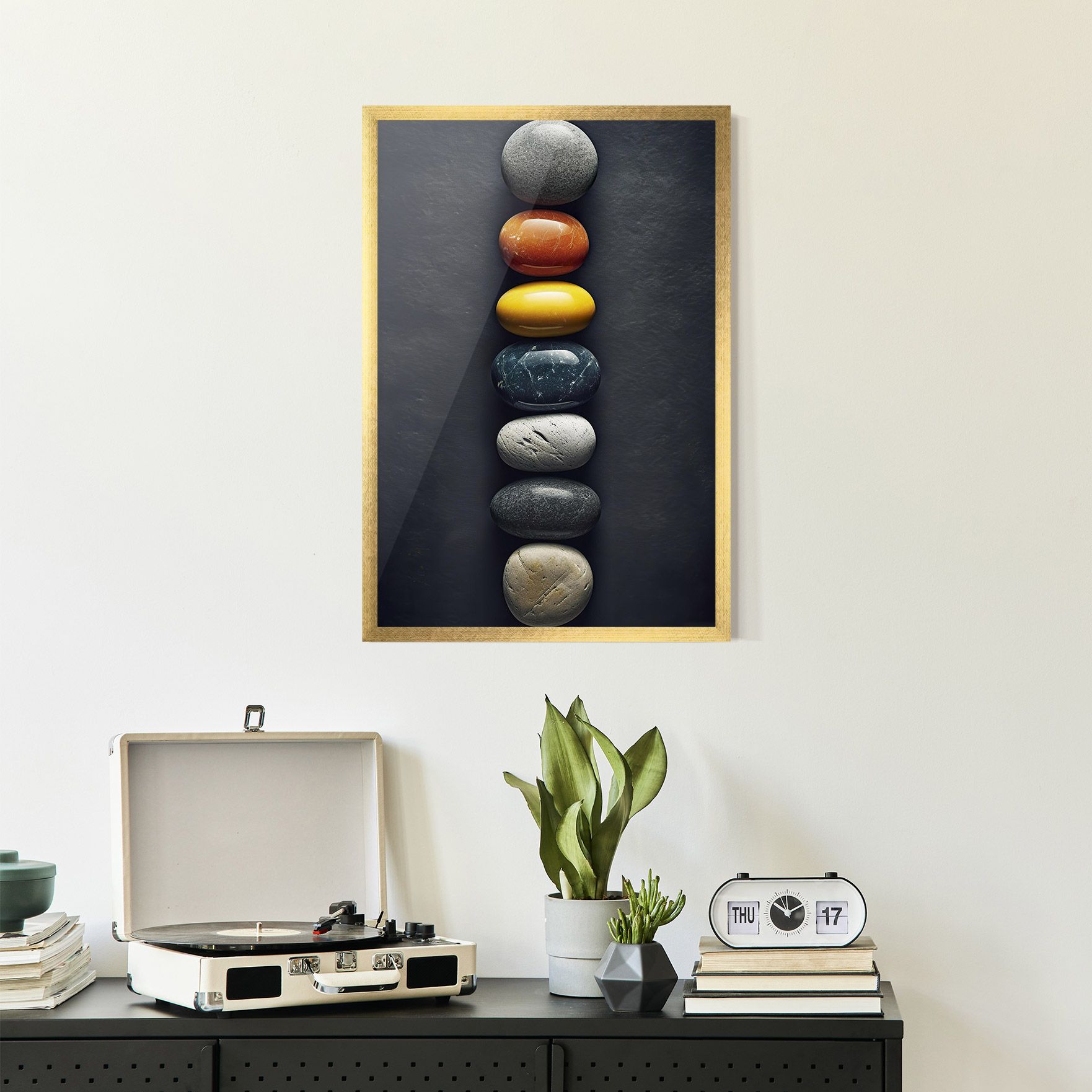 Zen Colorful Stones mockup 2