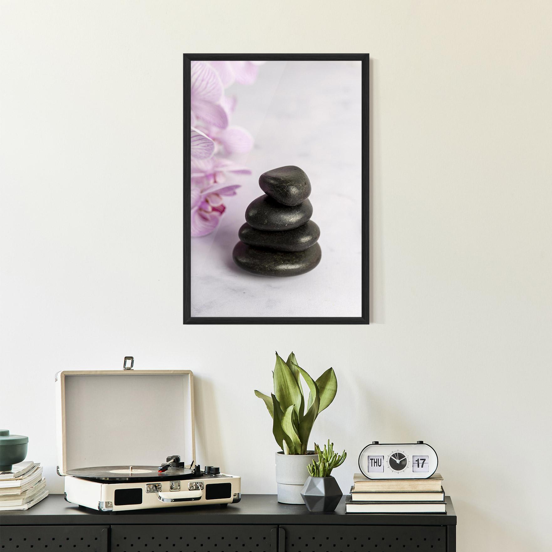 Keretezett Poszter Small Stones mockup 2