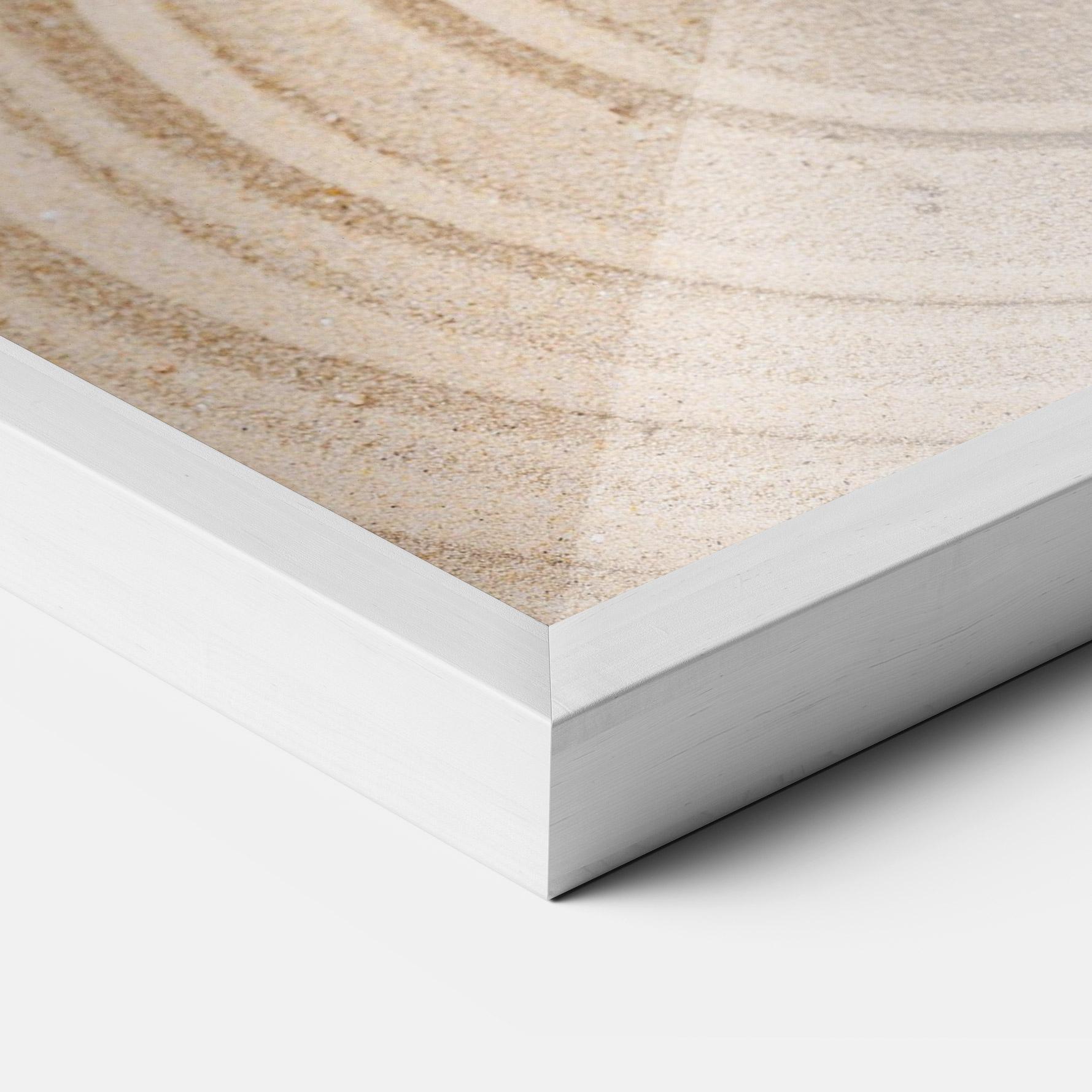 Keretezett Poszter Meditation Cream Stone mockup 3
