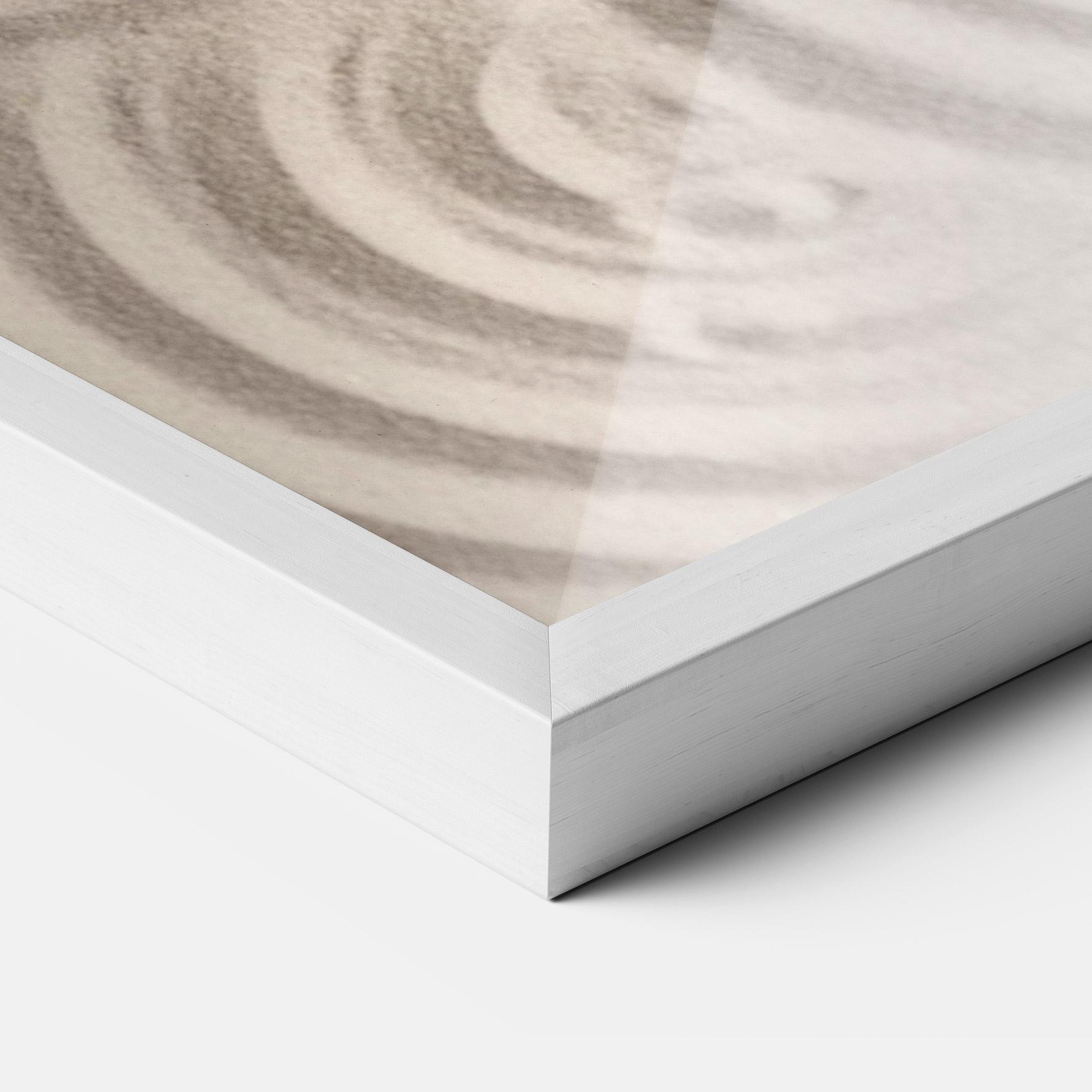 Keretezett Poszter Smooth Lines Stones mockup 3