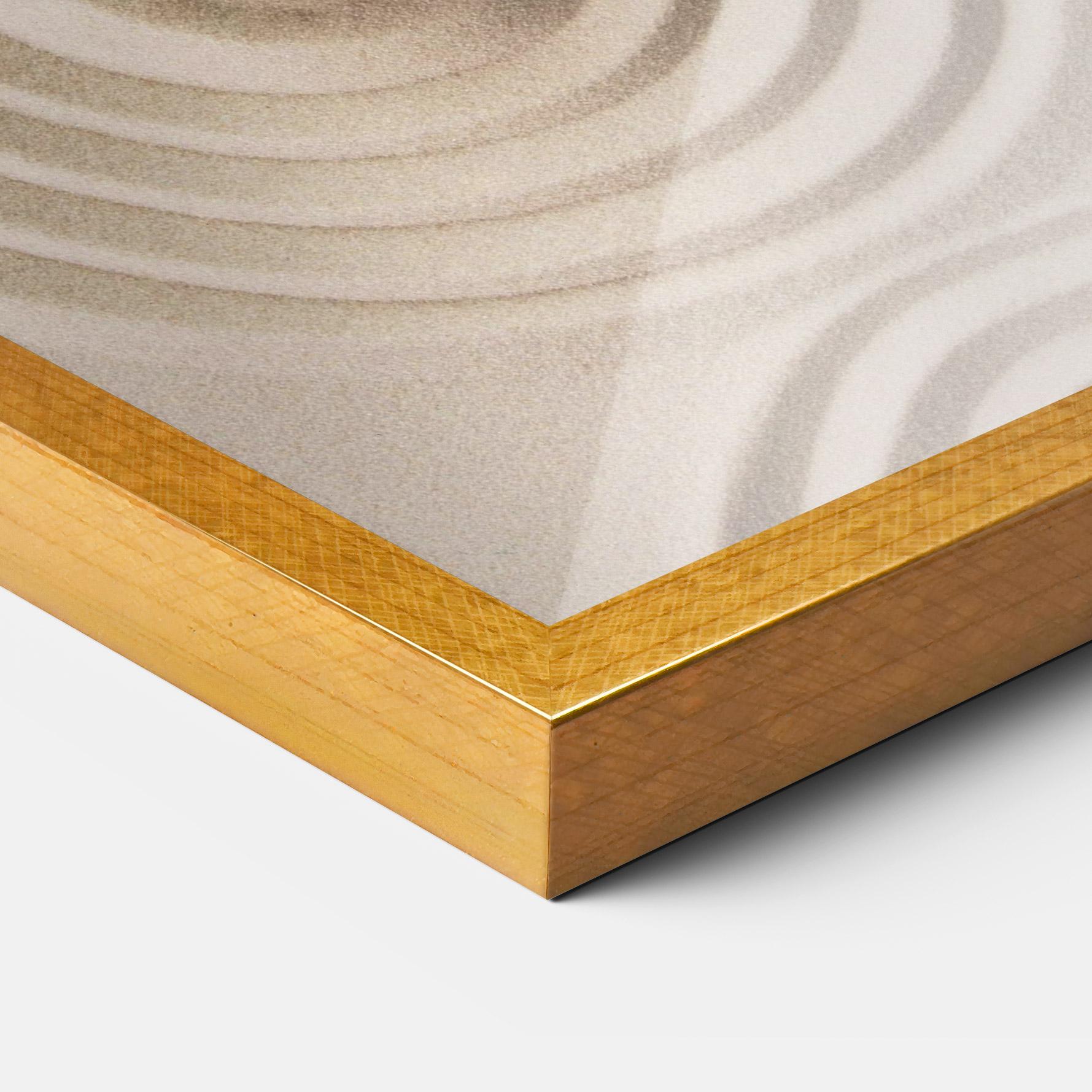 Keretezett Poszter Cream Zen Stones mockup 3