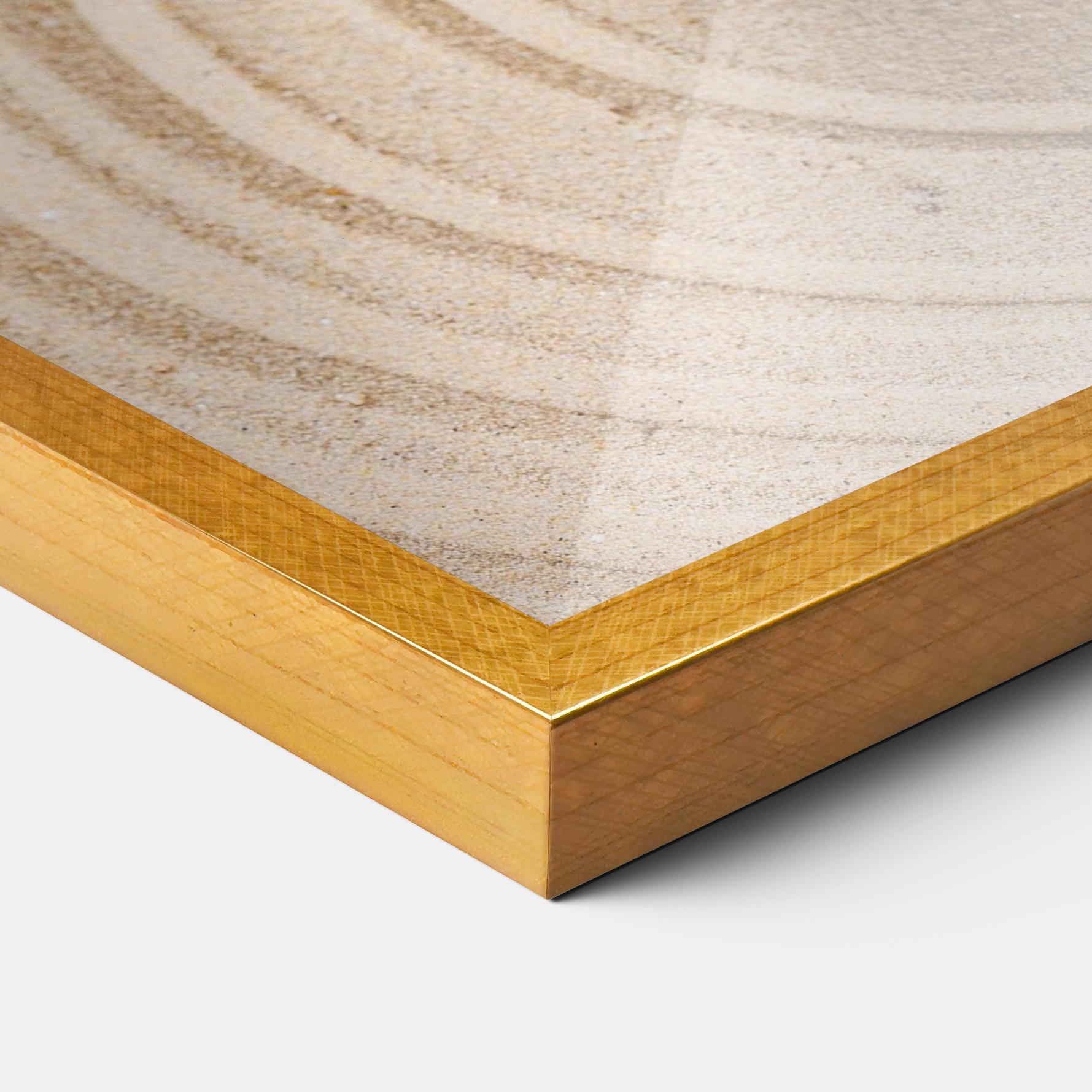 Keretezett Poszter Meditation Cream Stone mockup 3