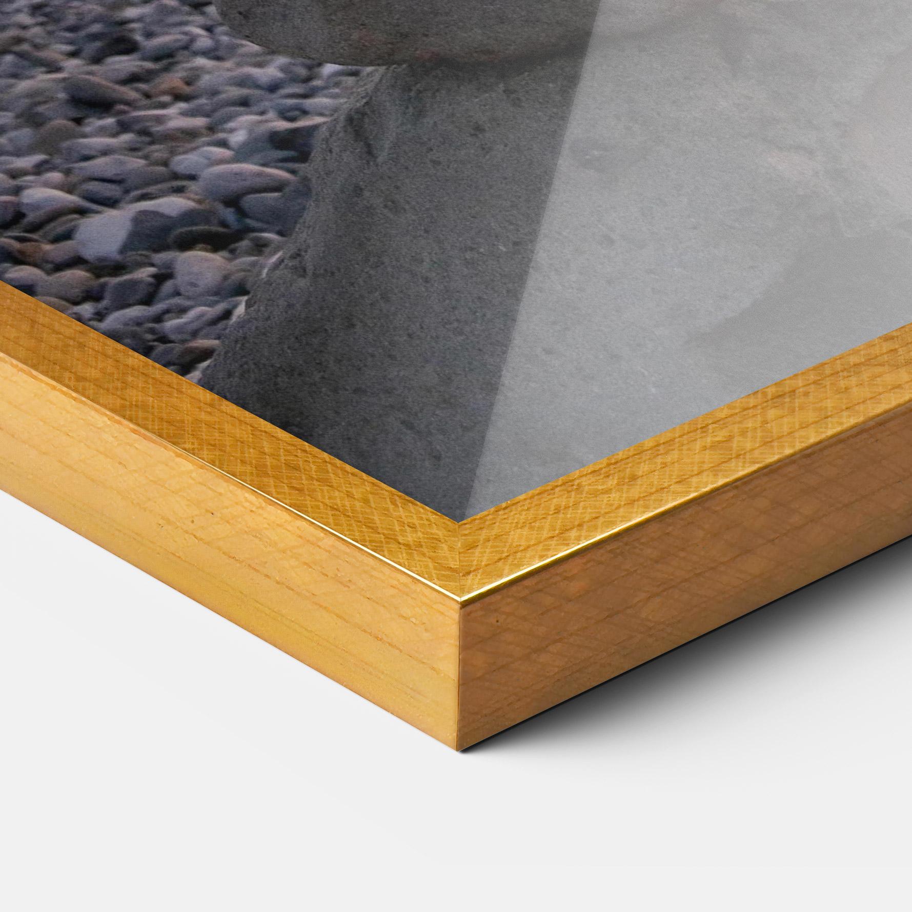 Keretezett Poszter Pebbles Seaside mockup 3