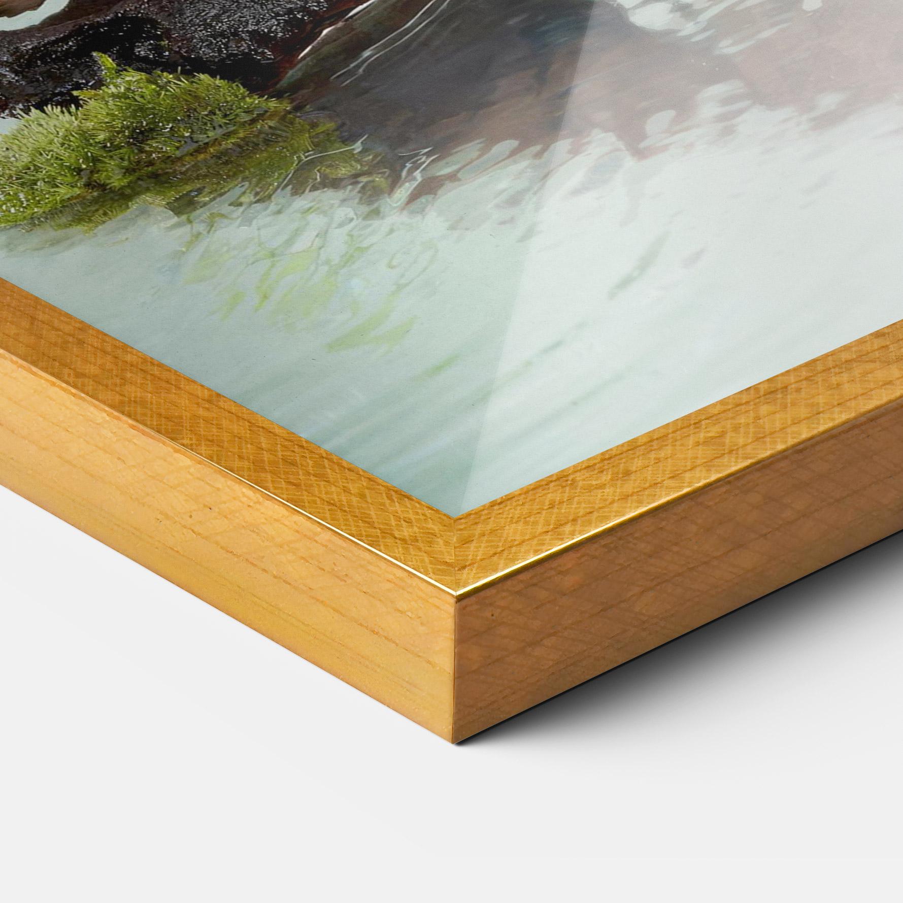 Keretezett Poszter Water Rock View mockup 3