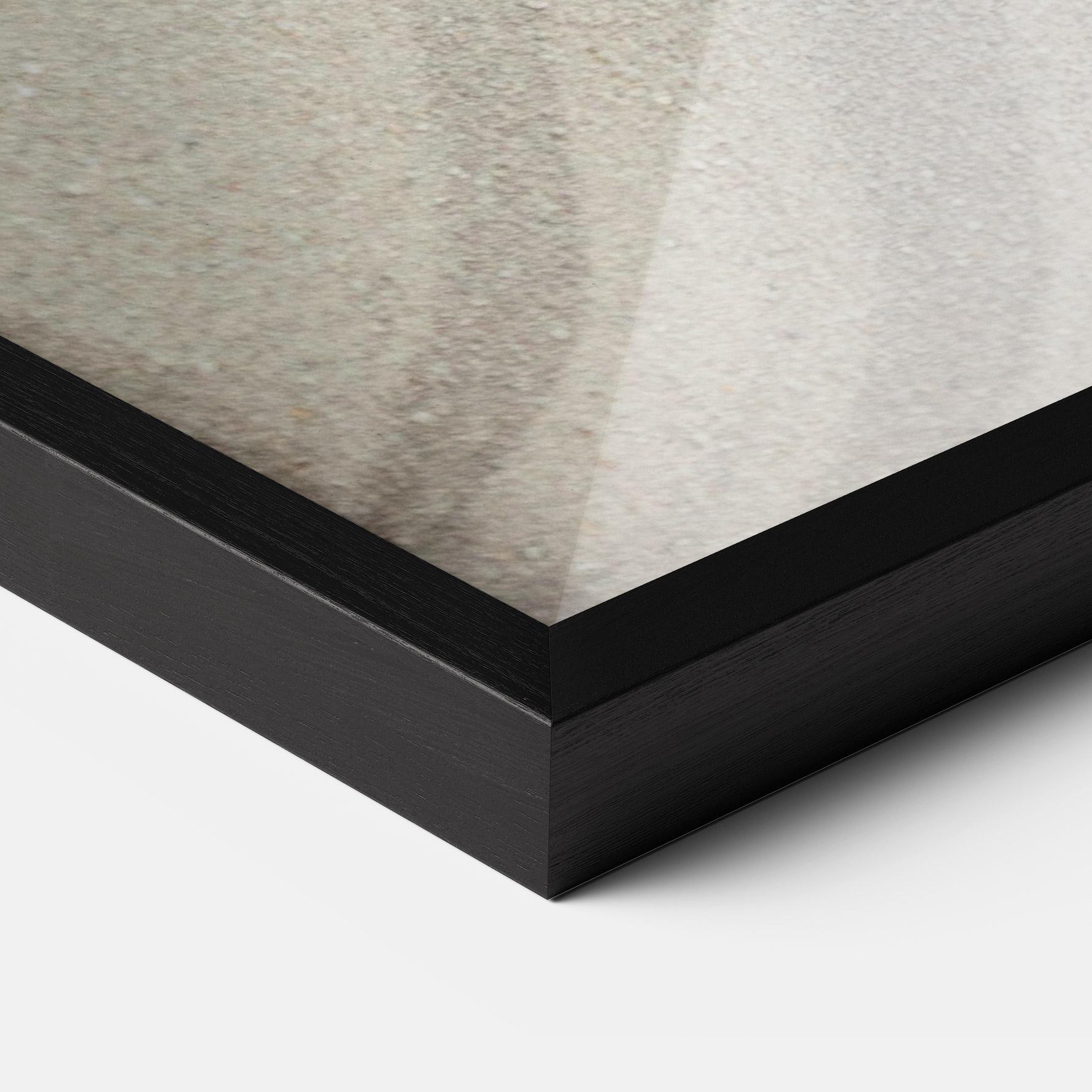 Keretezett Poszter Black Pebble mockup 3