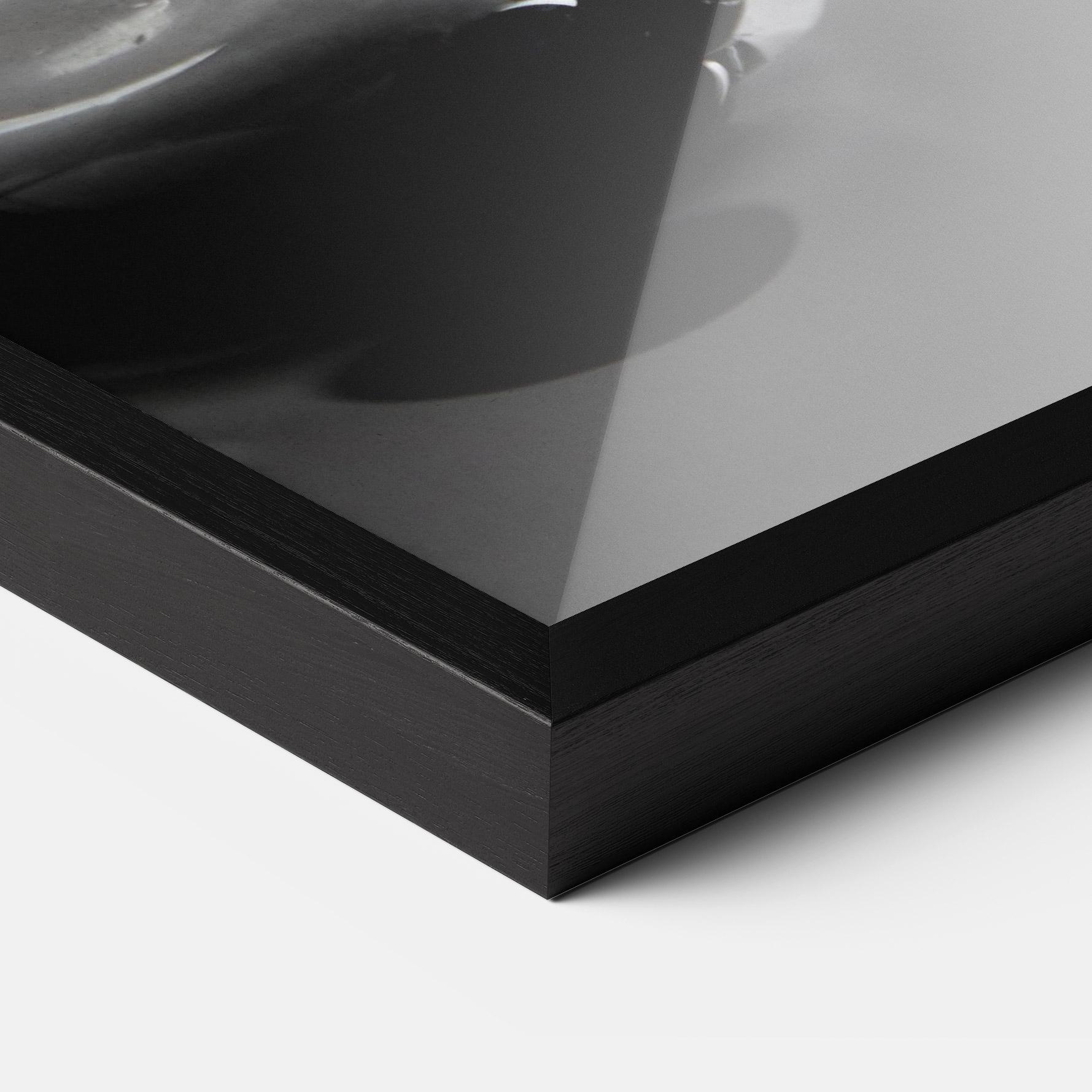 Keretezett Poszter Black Small Stones mockup 3