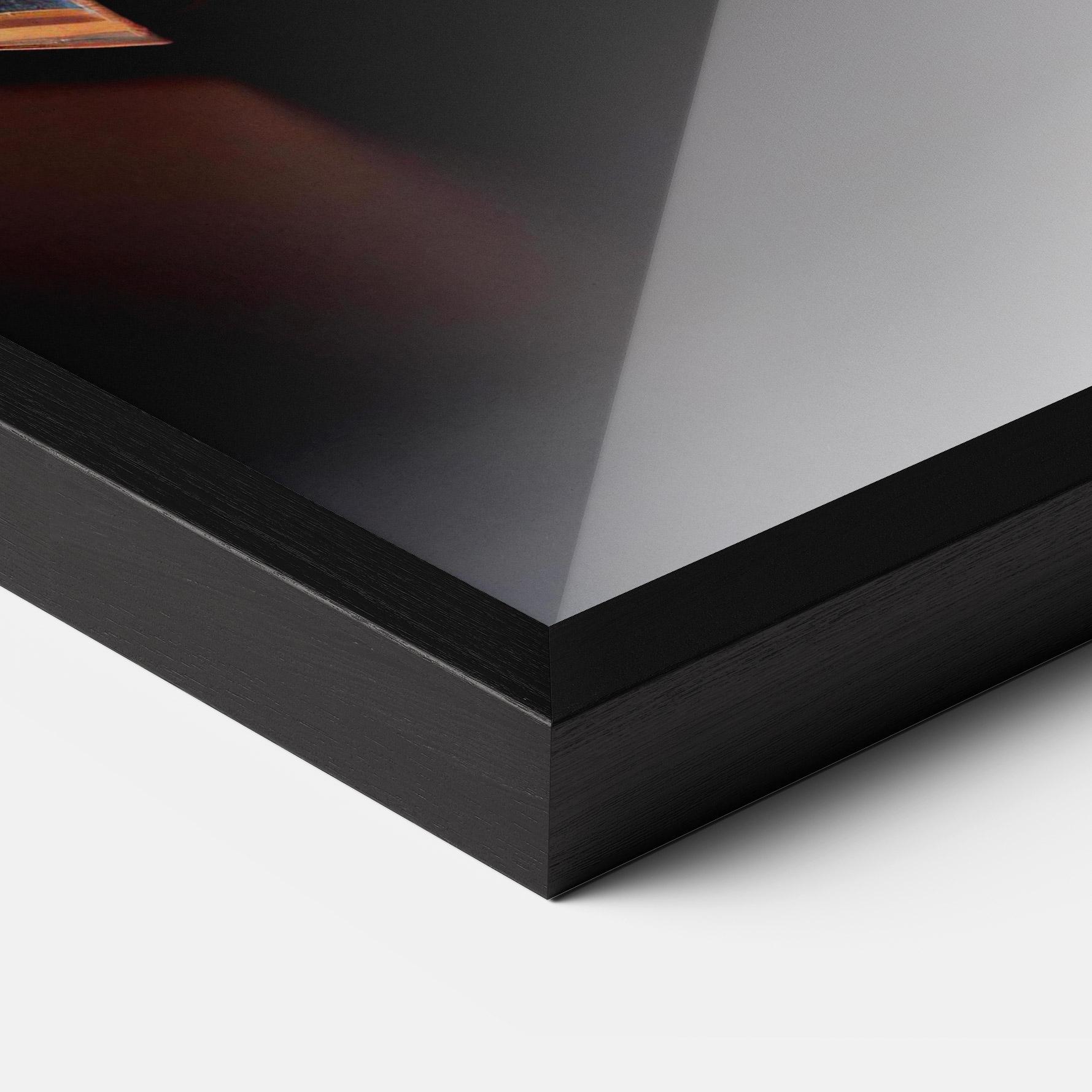 Keretezett Poszter Black Zen Stones mockup 3