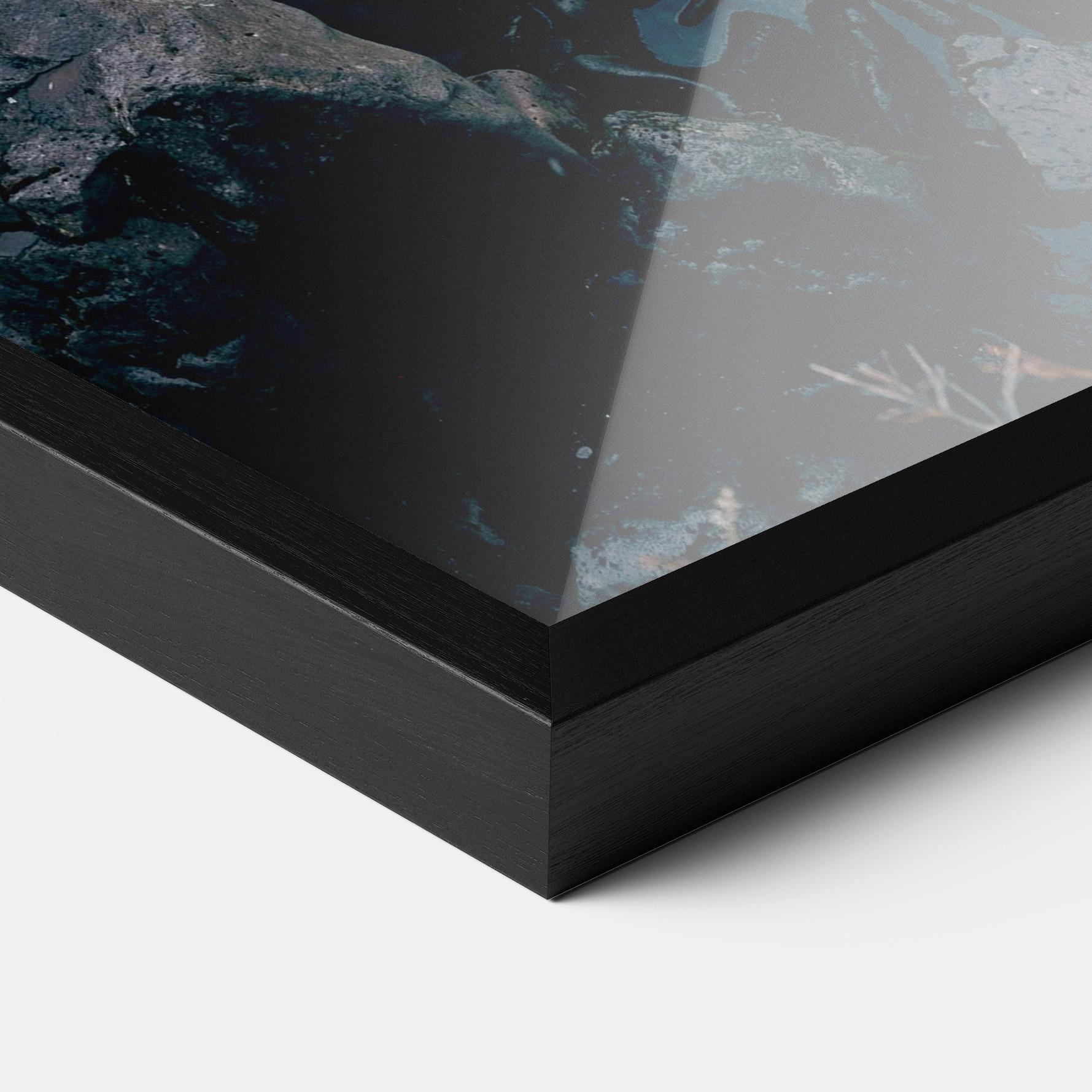 Keretezett Poszter Mountain River Rock mockup 3