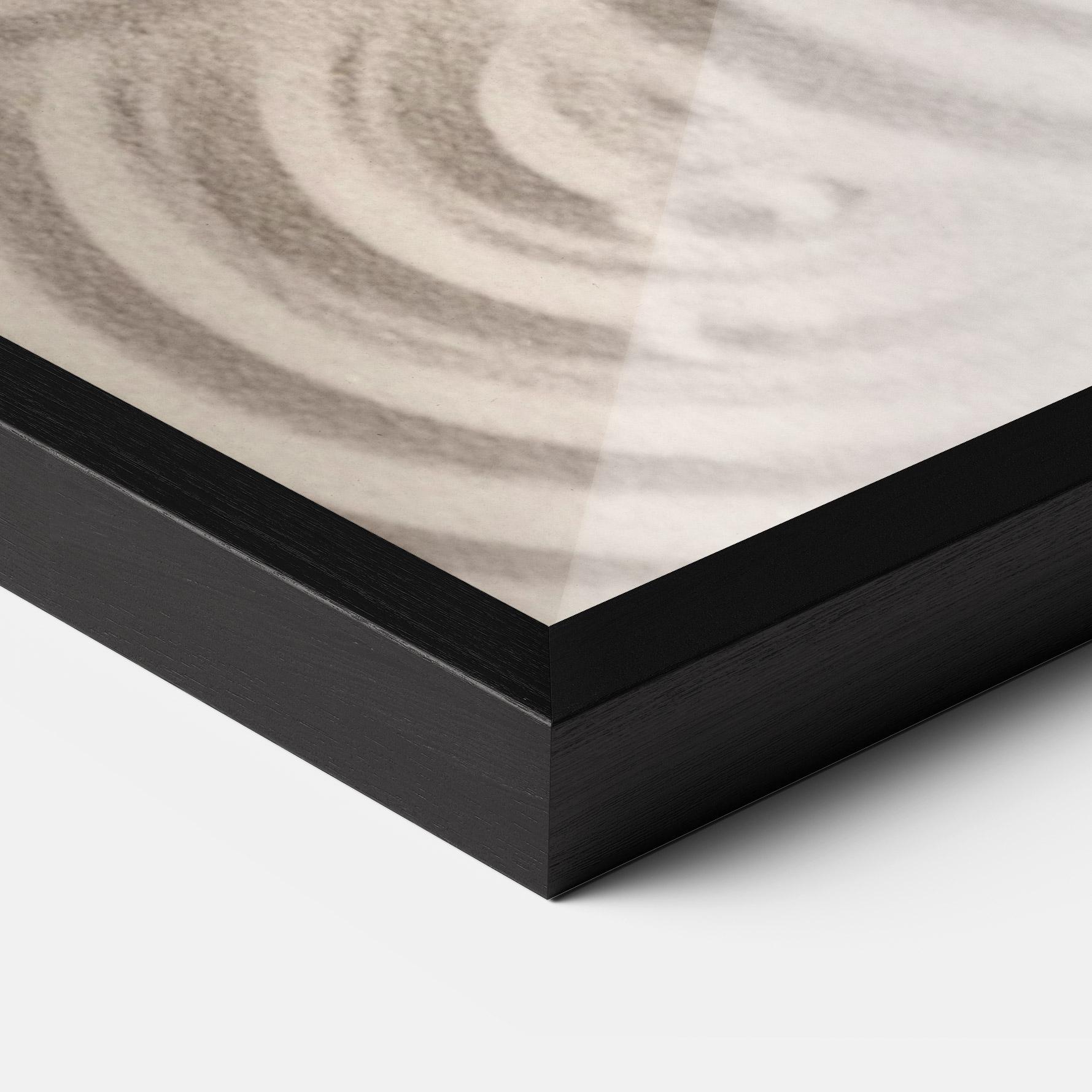 Keretezett Poszter Smooth Lines Stones mockup 3