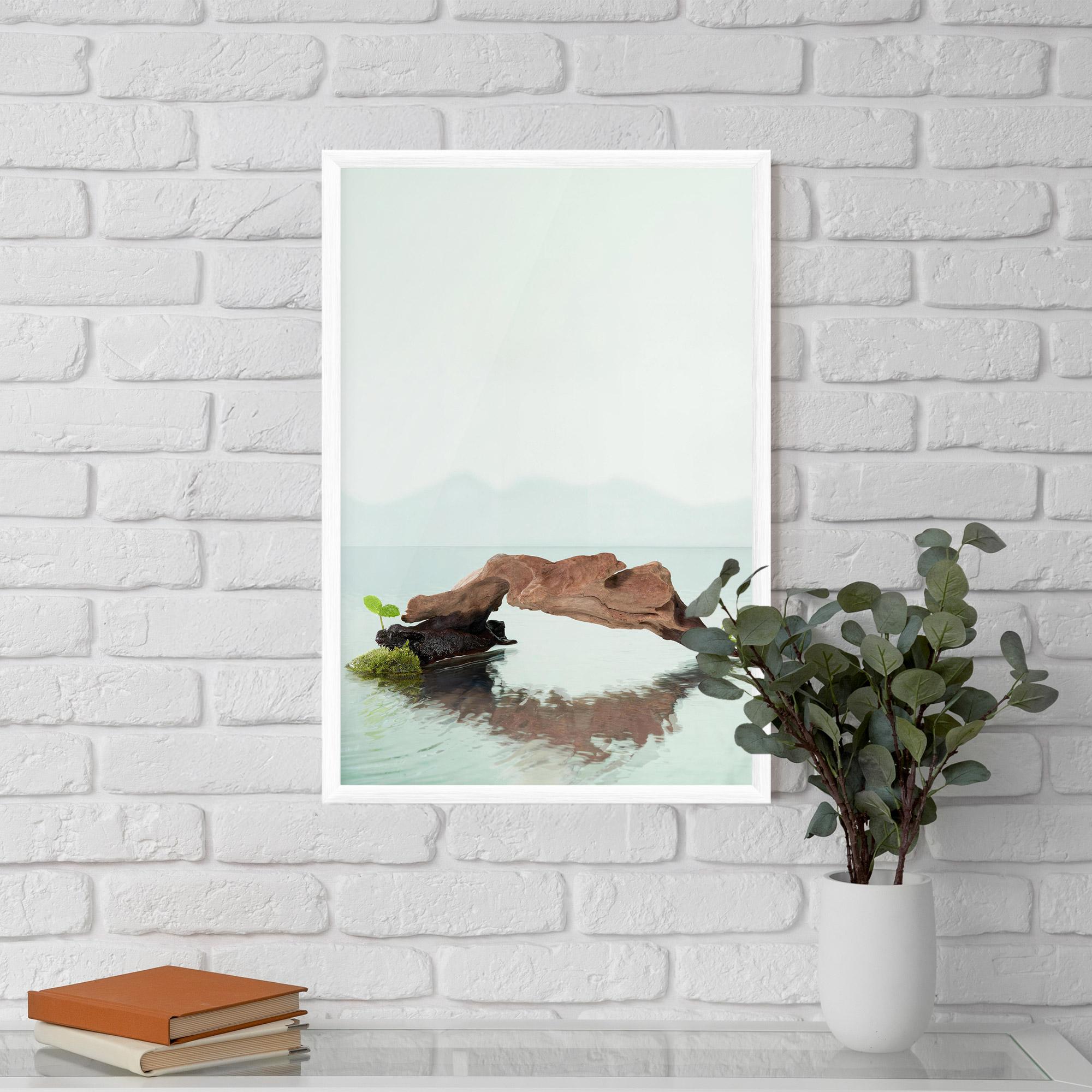 Keretezett Poszter Water Rock View mockup 5