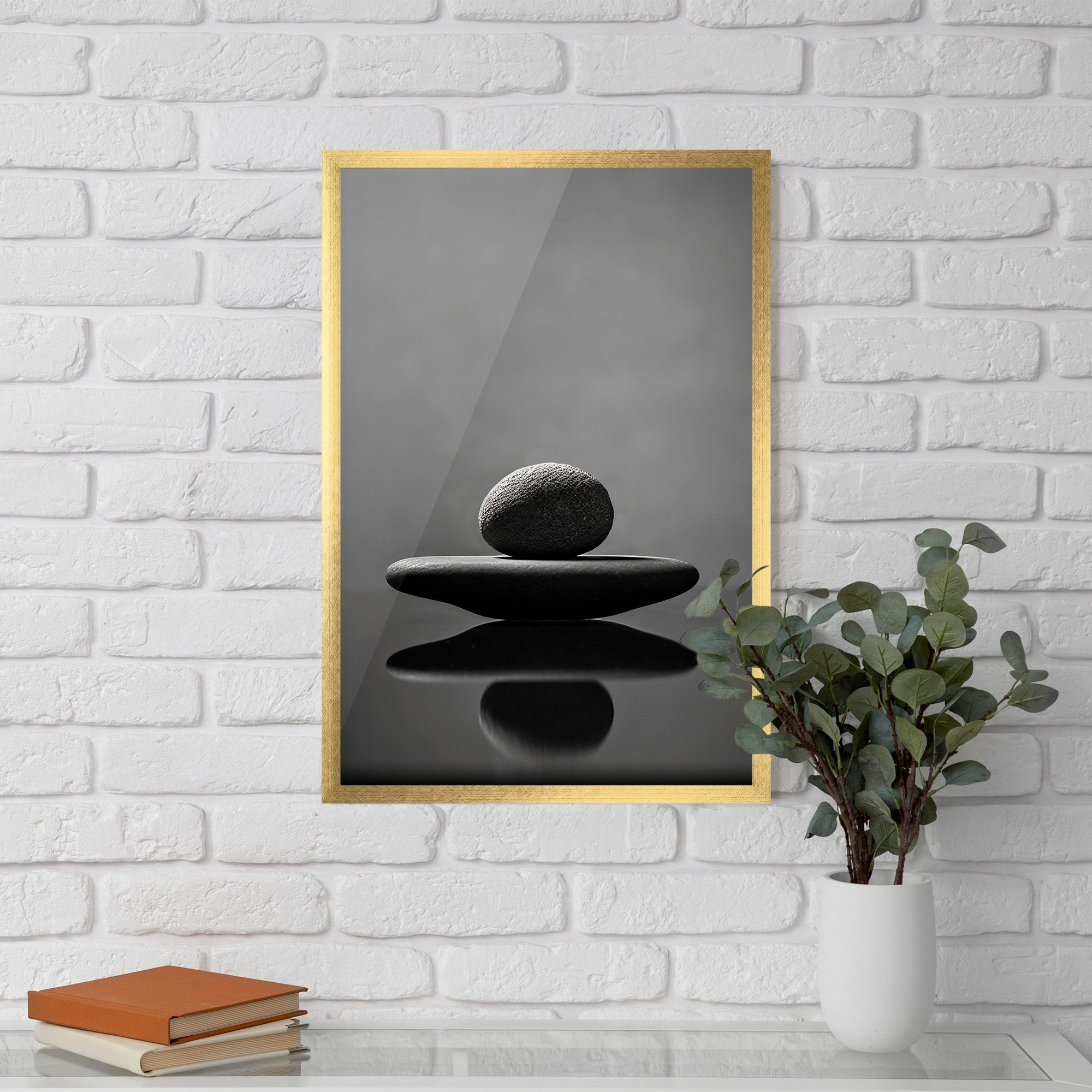Minimalistic Zen Stone mockup 5
