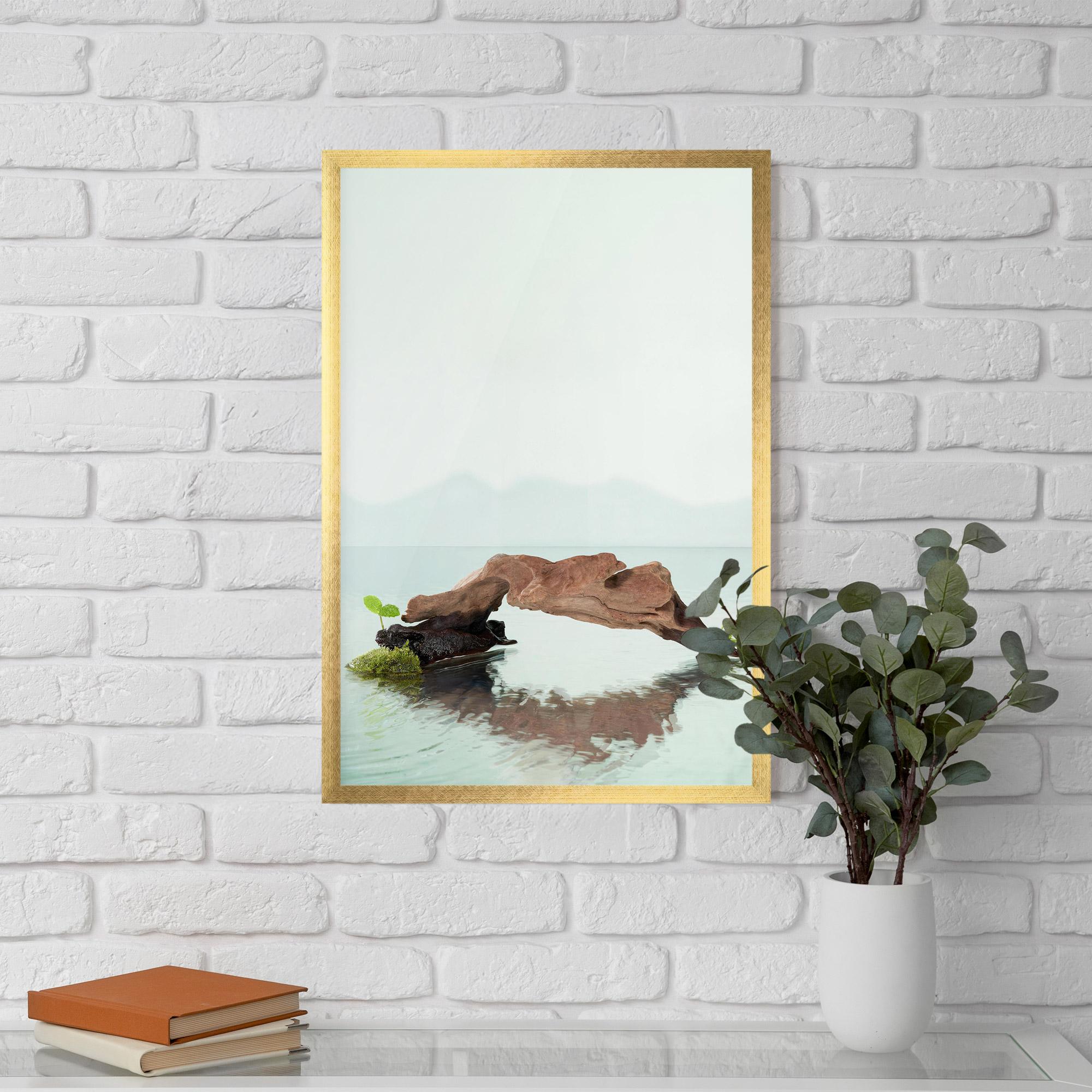 Keretezett Poszter Water Rock View mockup 5