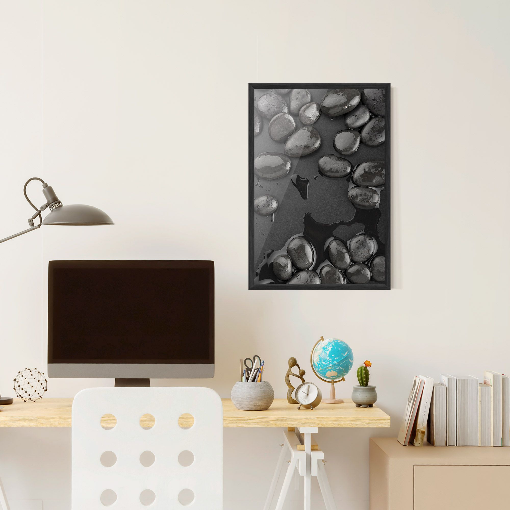 Grey Shiny Stones mockup 6