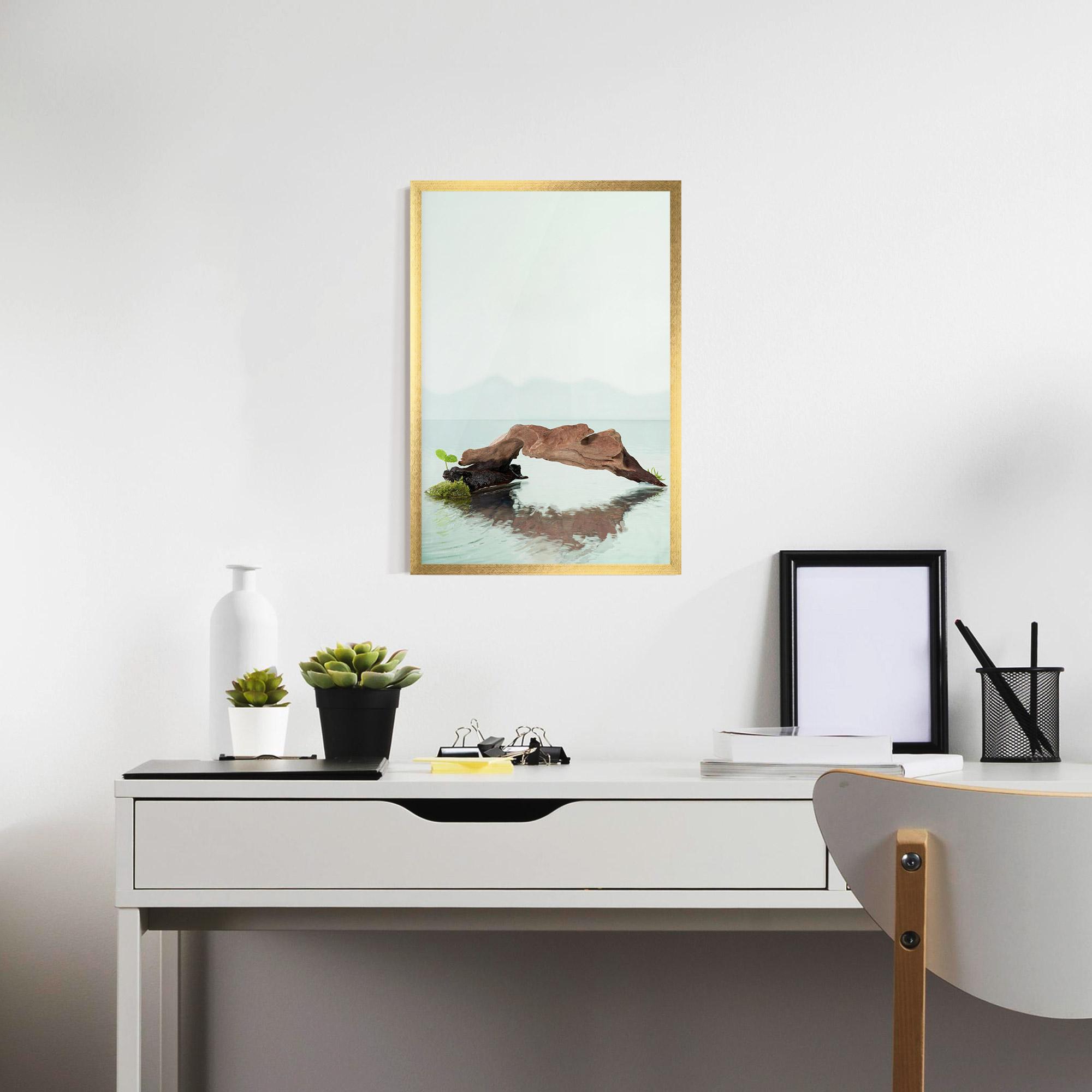 Keretezett Poszter Water Rock View mockup 7