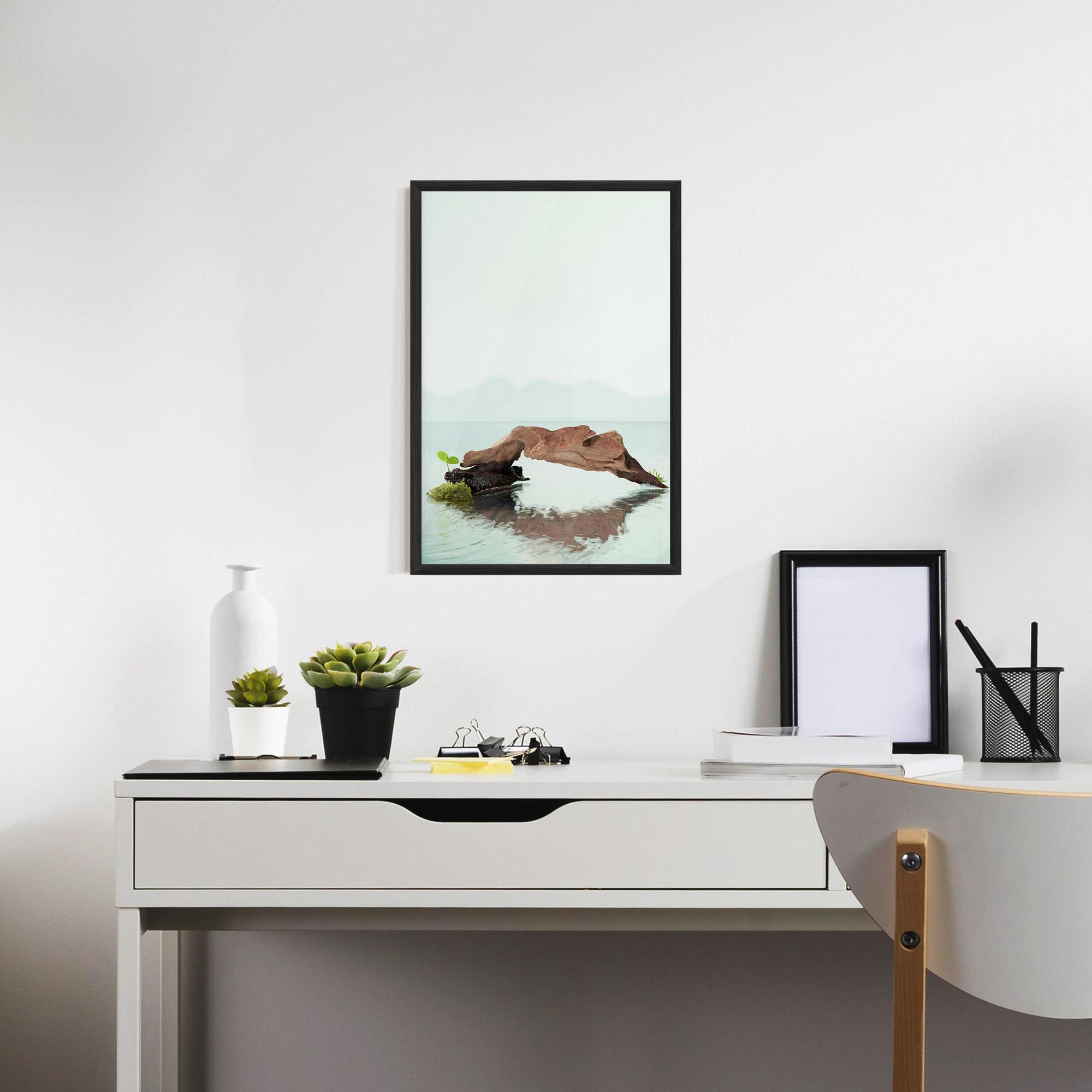 Keretezett Poszter Water Rock View mockup 7