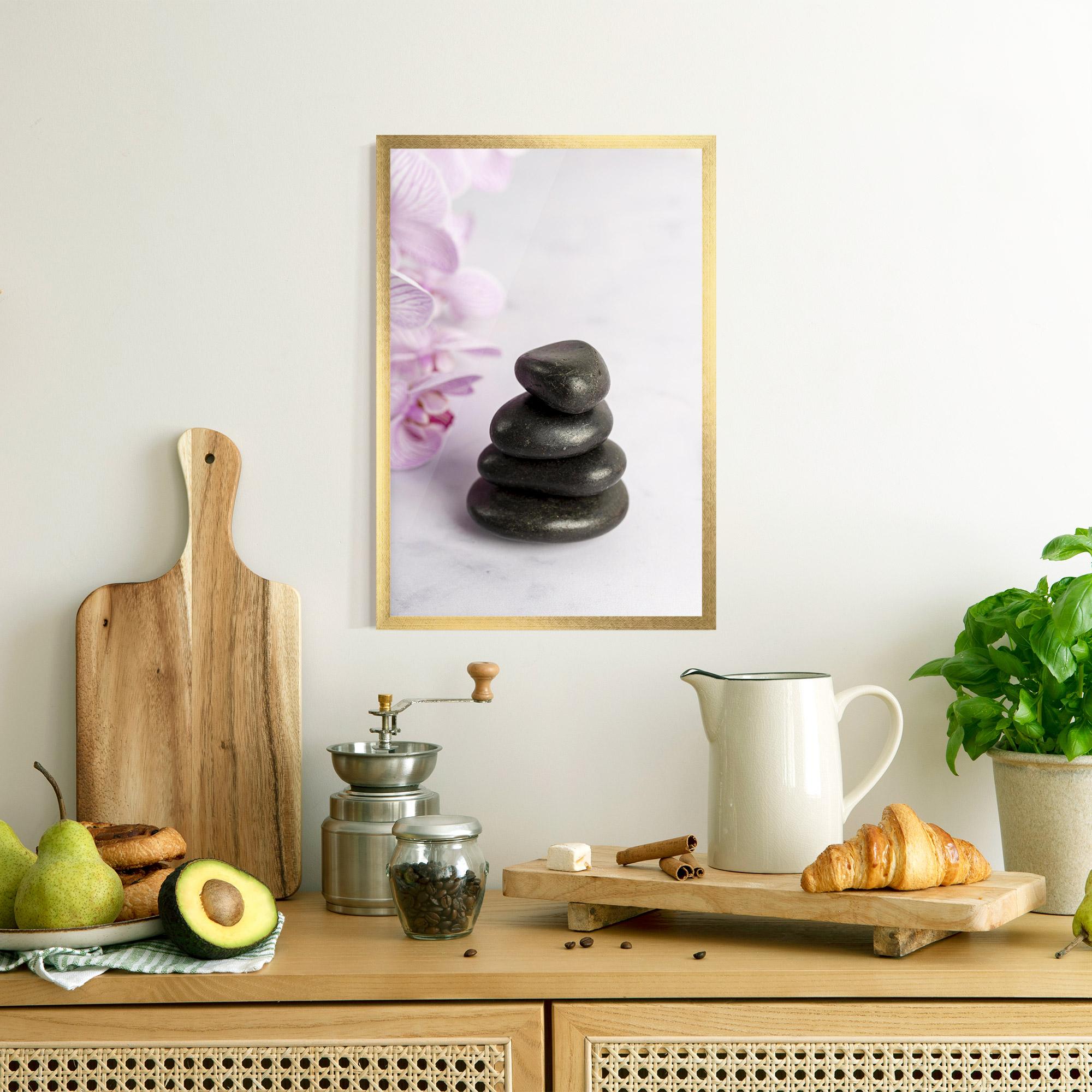 Keretezett Poszter Small Stones mockup 8