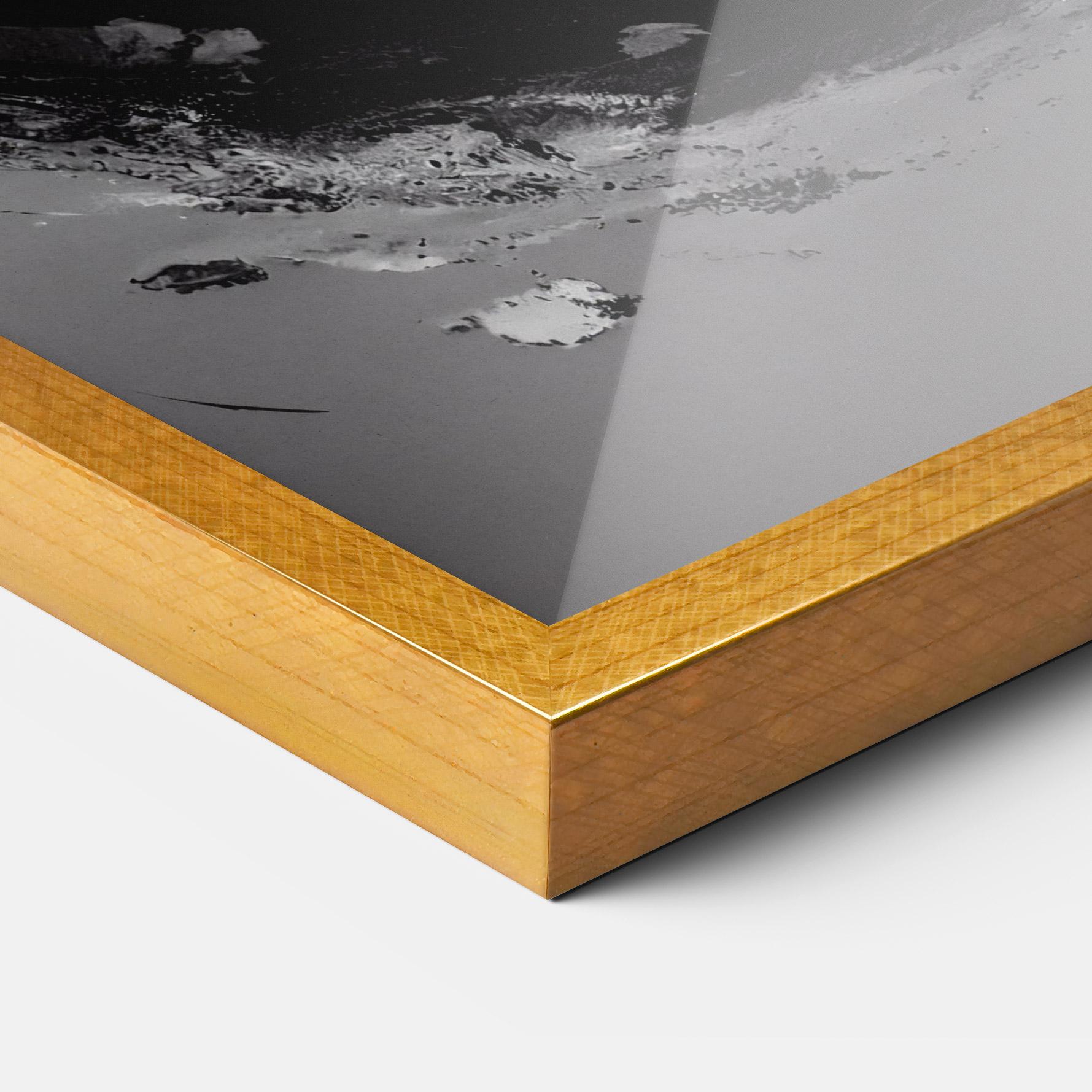 Keretezett Poszter Yinyangblack Smoke mockup 3