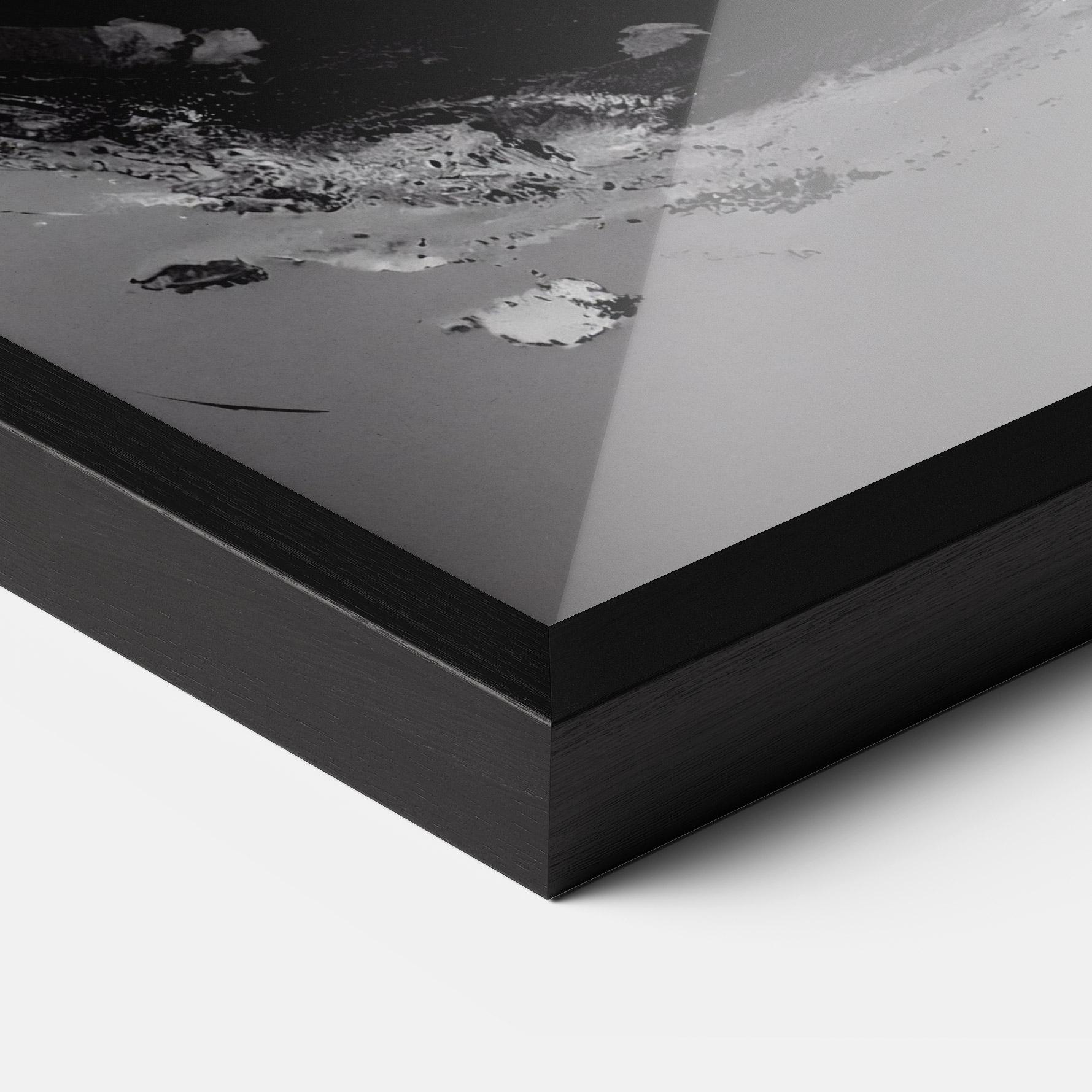 Keretezett Poszter Yinyangblack Smoke mockup 3