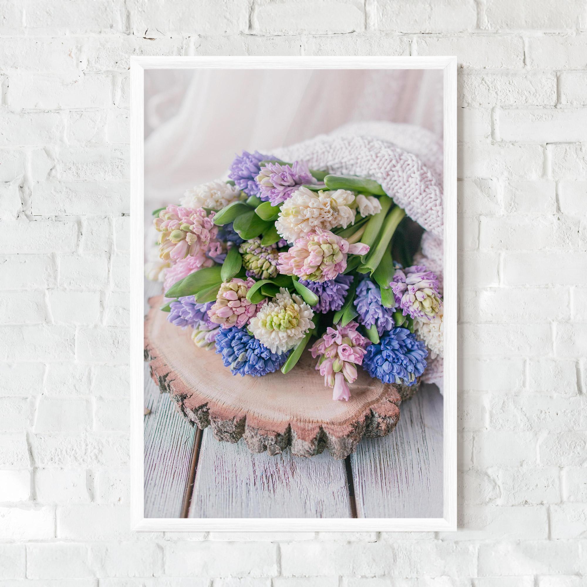 Keretezett Poszter Purple Mix Bouquet mockup 0
