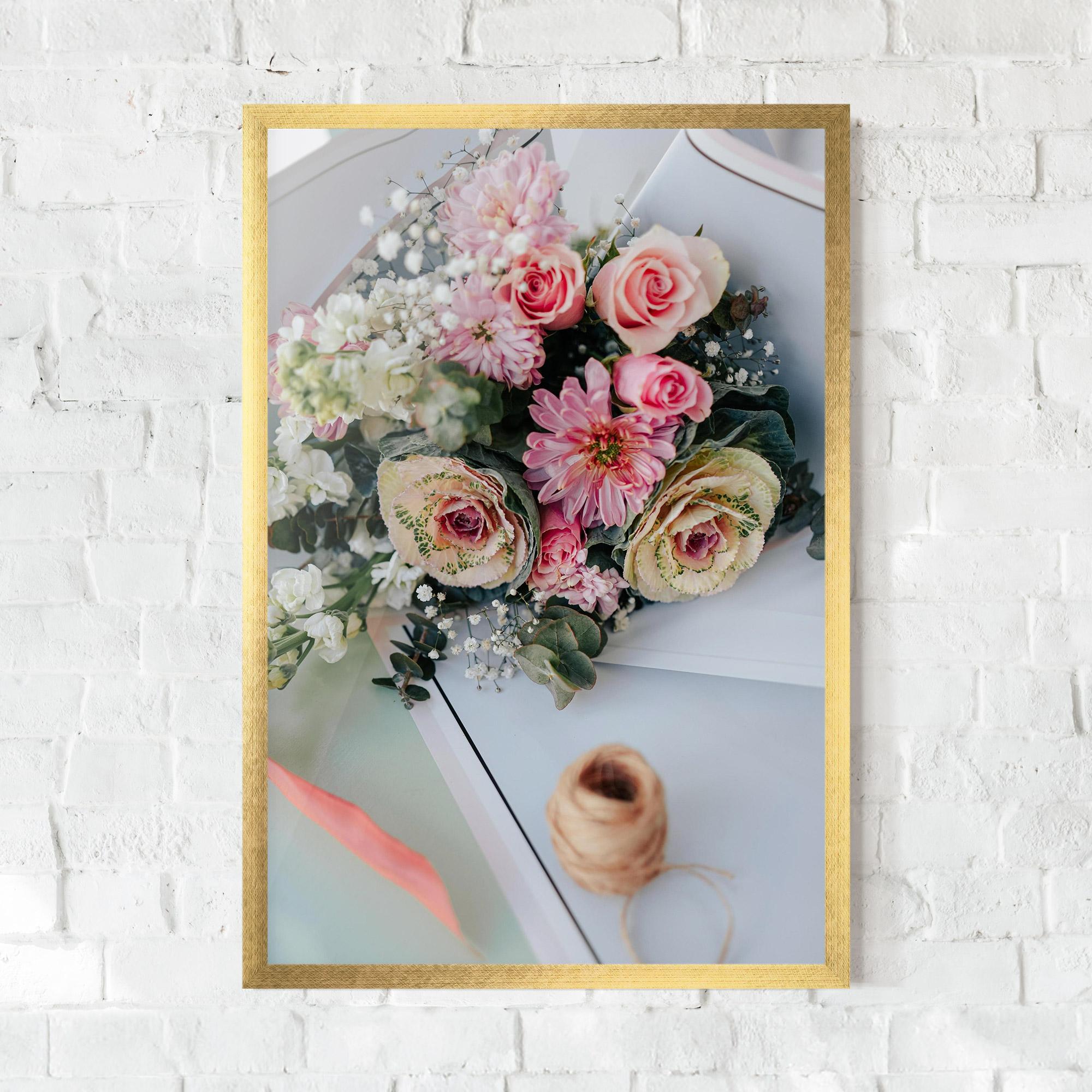 Keretezett Poszter Table Bouquet mockup 0