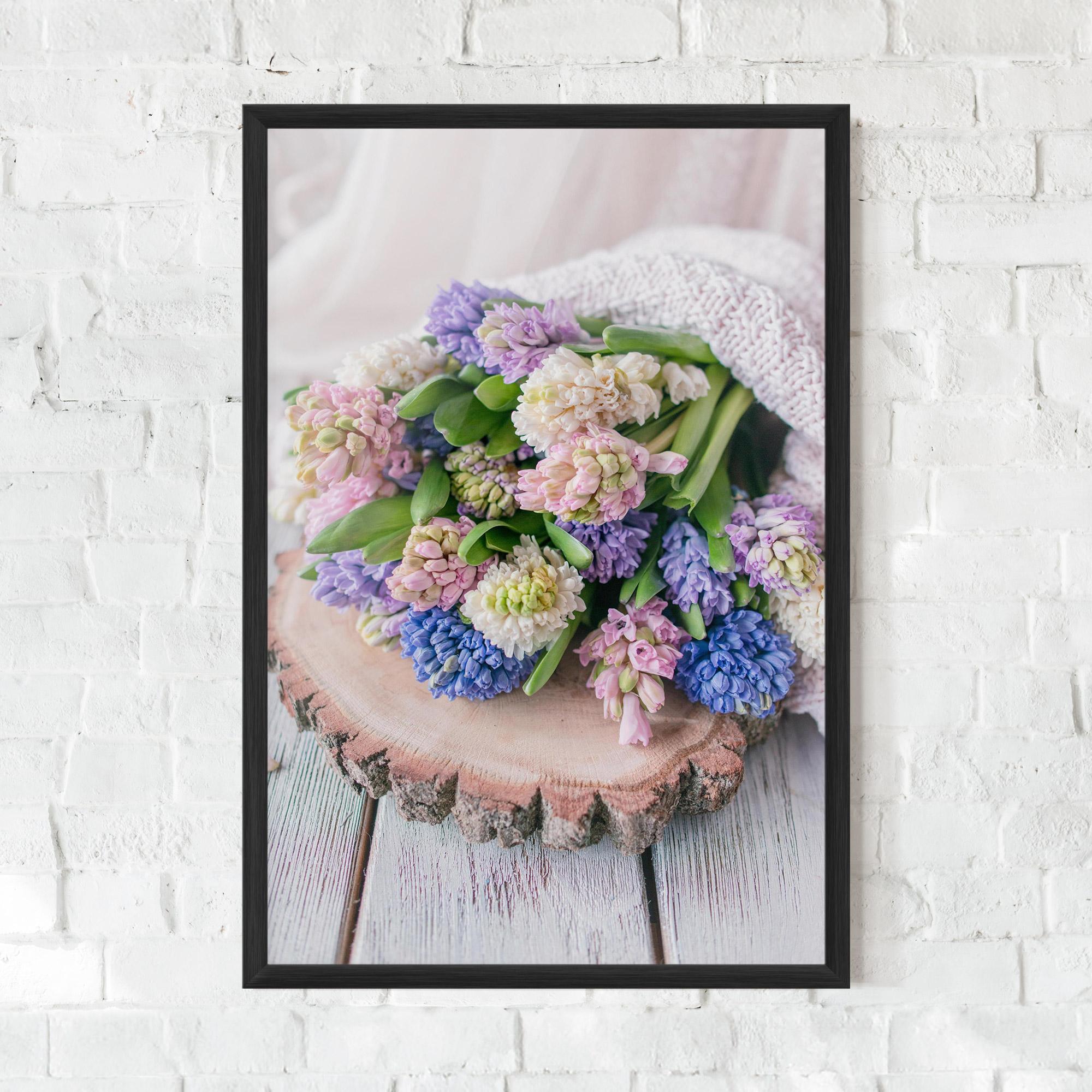 Keretezett Poszter Purple Mix Bouquet mockup 0