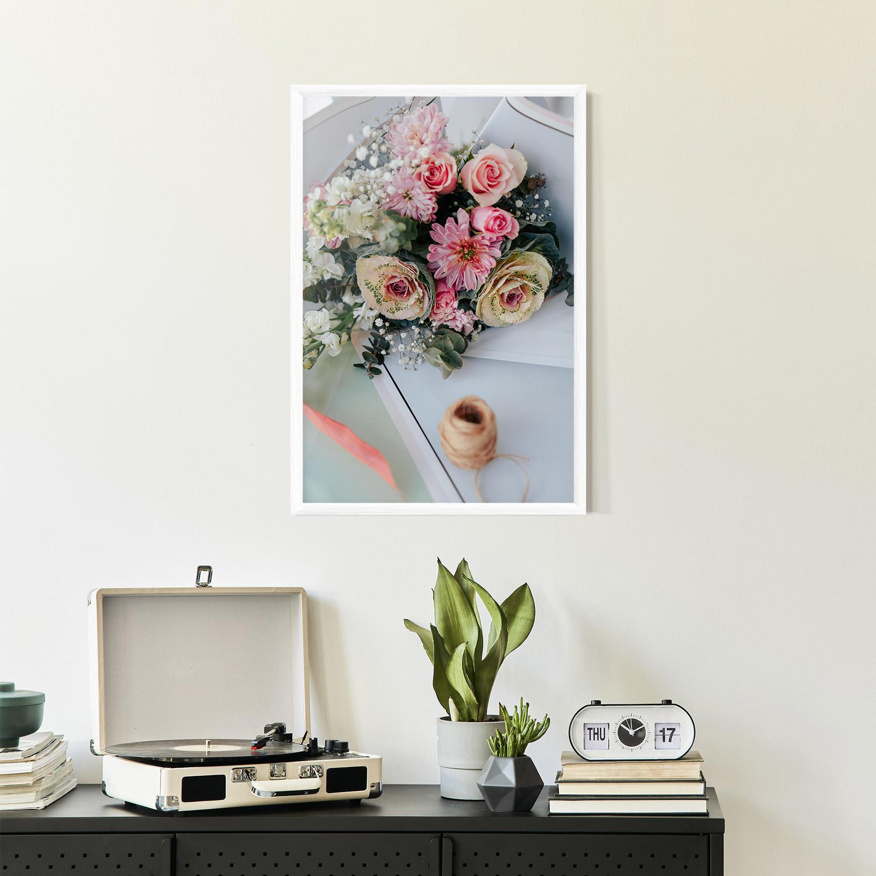 Keretezett Poszter Table Bouquet mockup 2