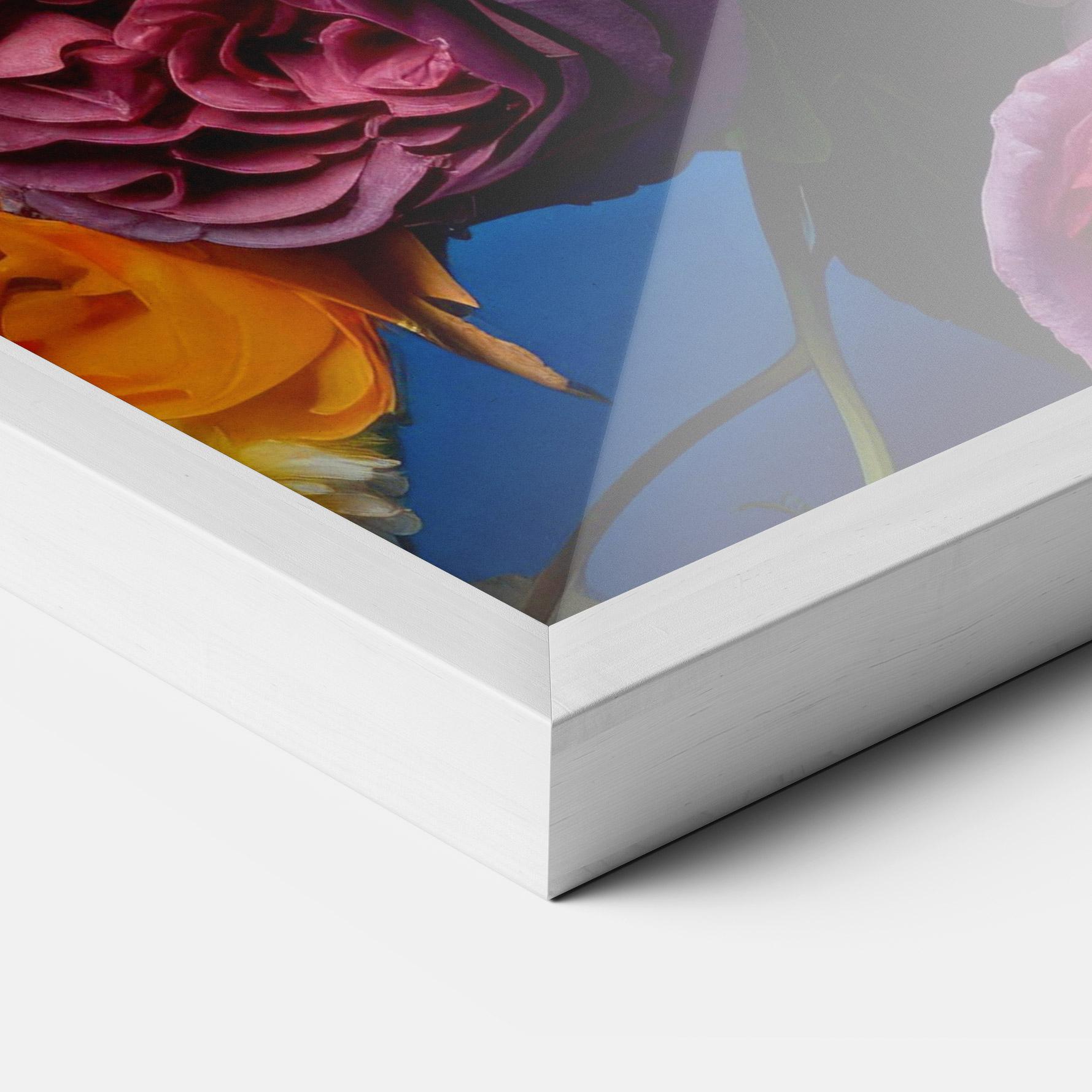 Keretezett Poszter Blue Orange Bouquet mockup 3