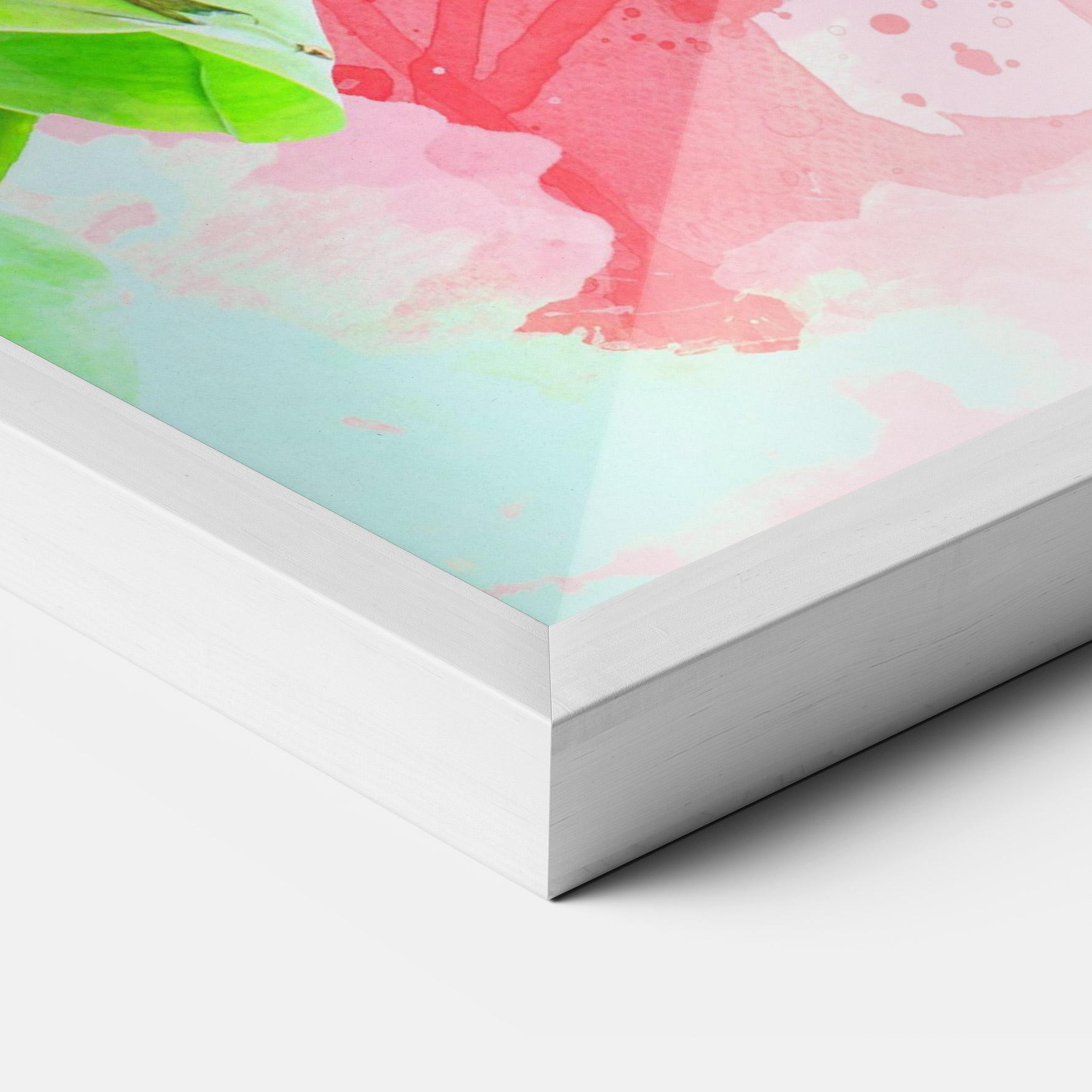 Keretezett Poszter Red Tulips Bouquet mockup 3