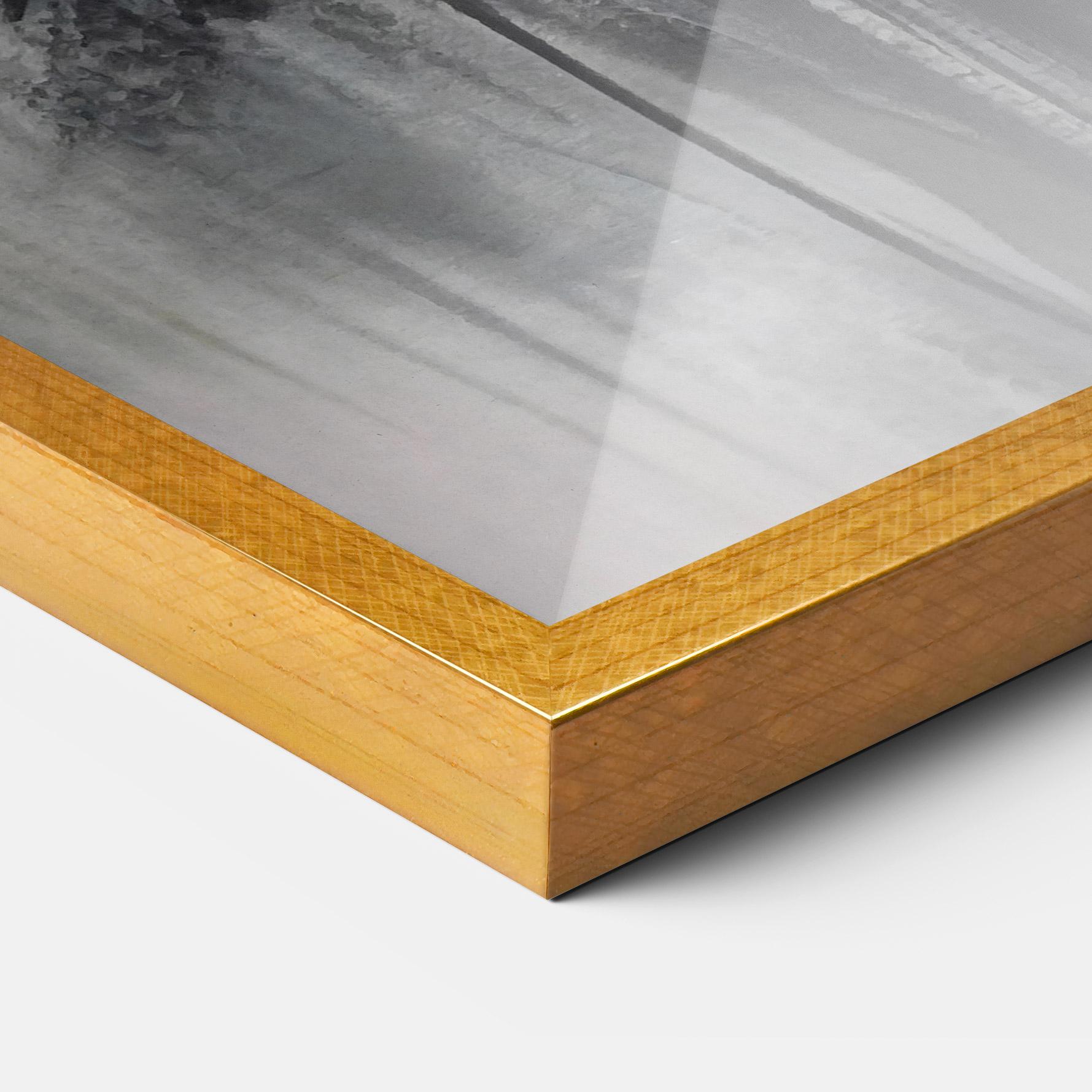 Keretezett Poszter Bouquet Painting mockup 3