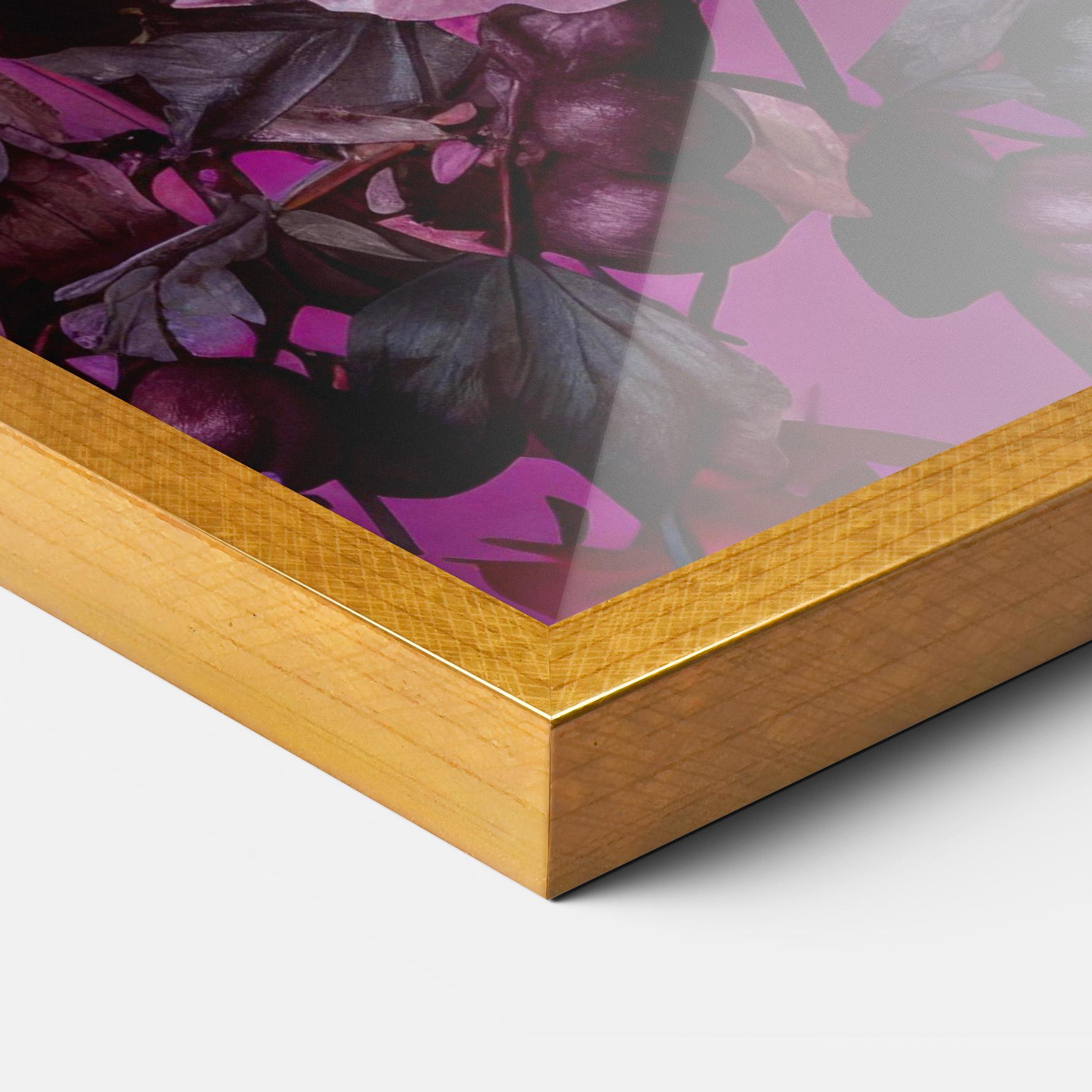 Keretezett Poszter Pink Red Bouquet mockup 3