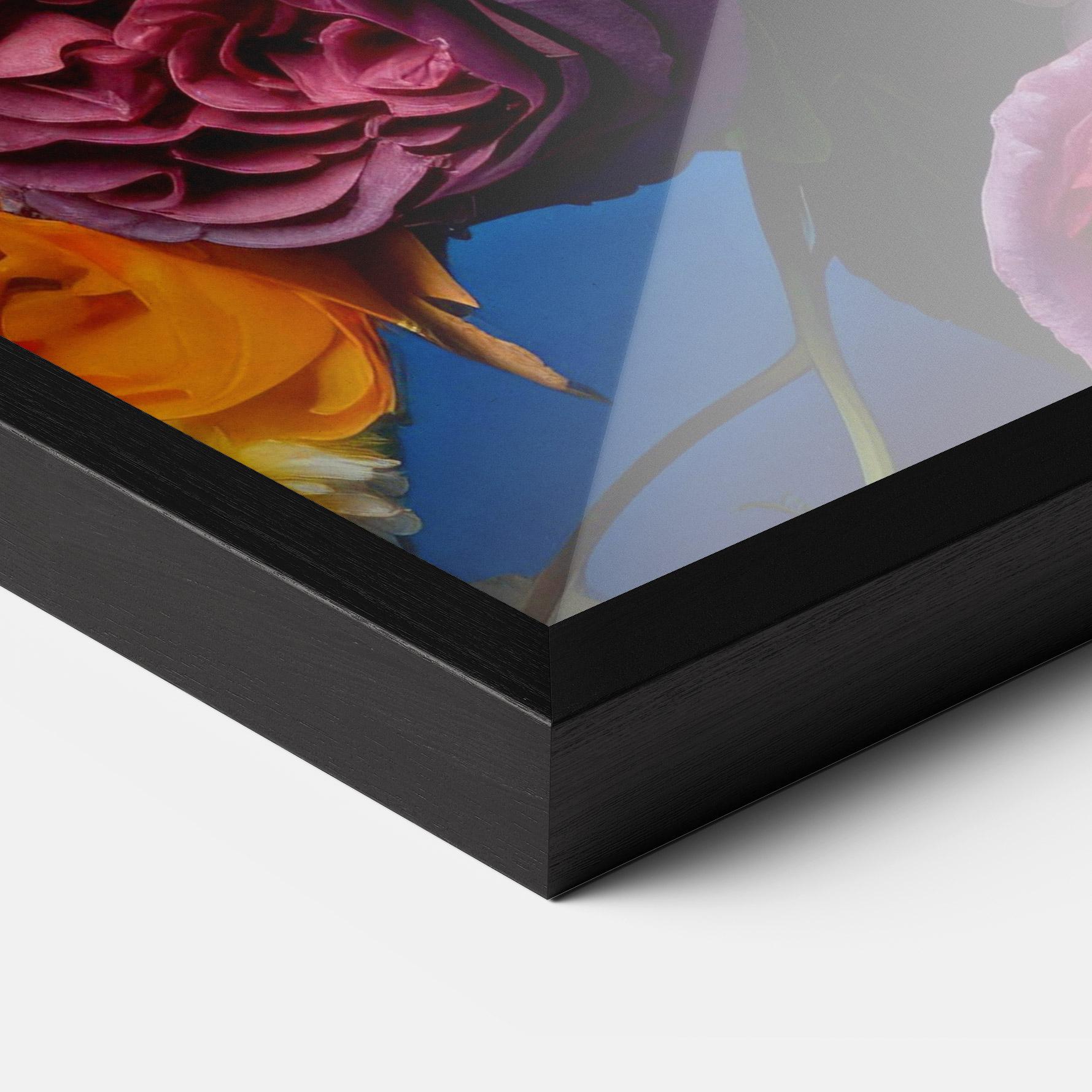 Keretezett Poszter Blue Orange Bouquet mockup 3